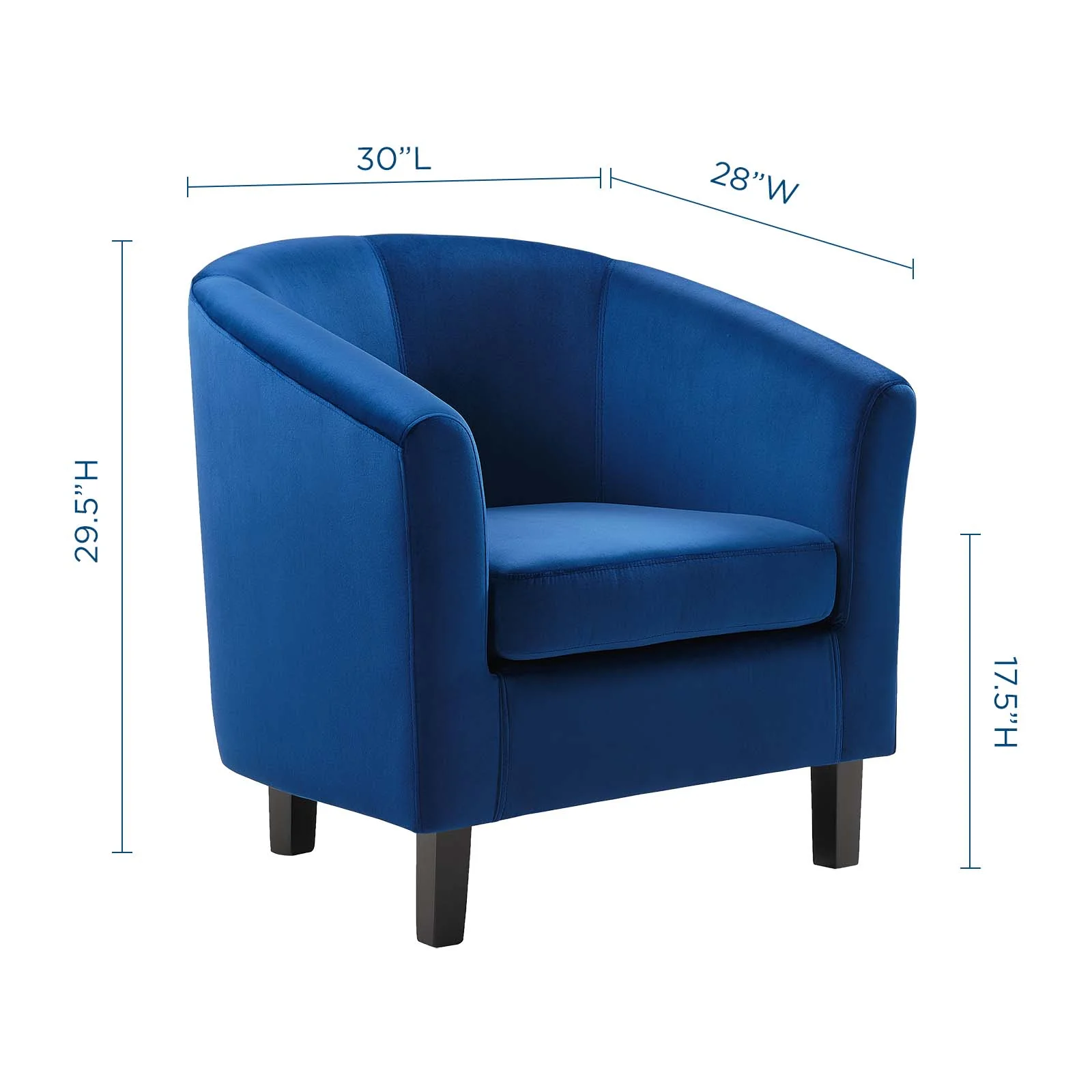 Prospect Performance Velvet Armchair By Modway - EEI-4137 - Image 11