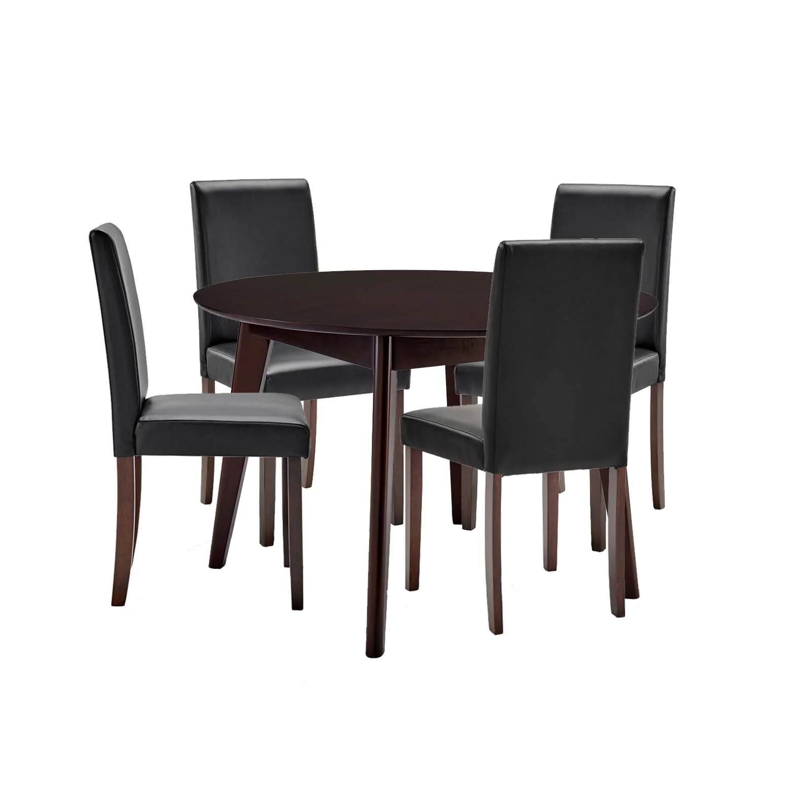 Prosper 5 Piece Faux Leather Dining Set By Modway - EEI-4289 - Image 2