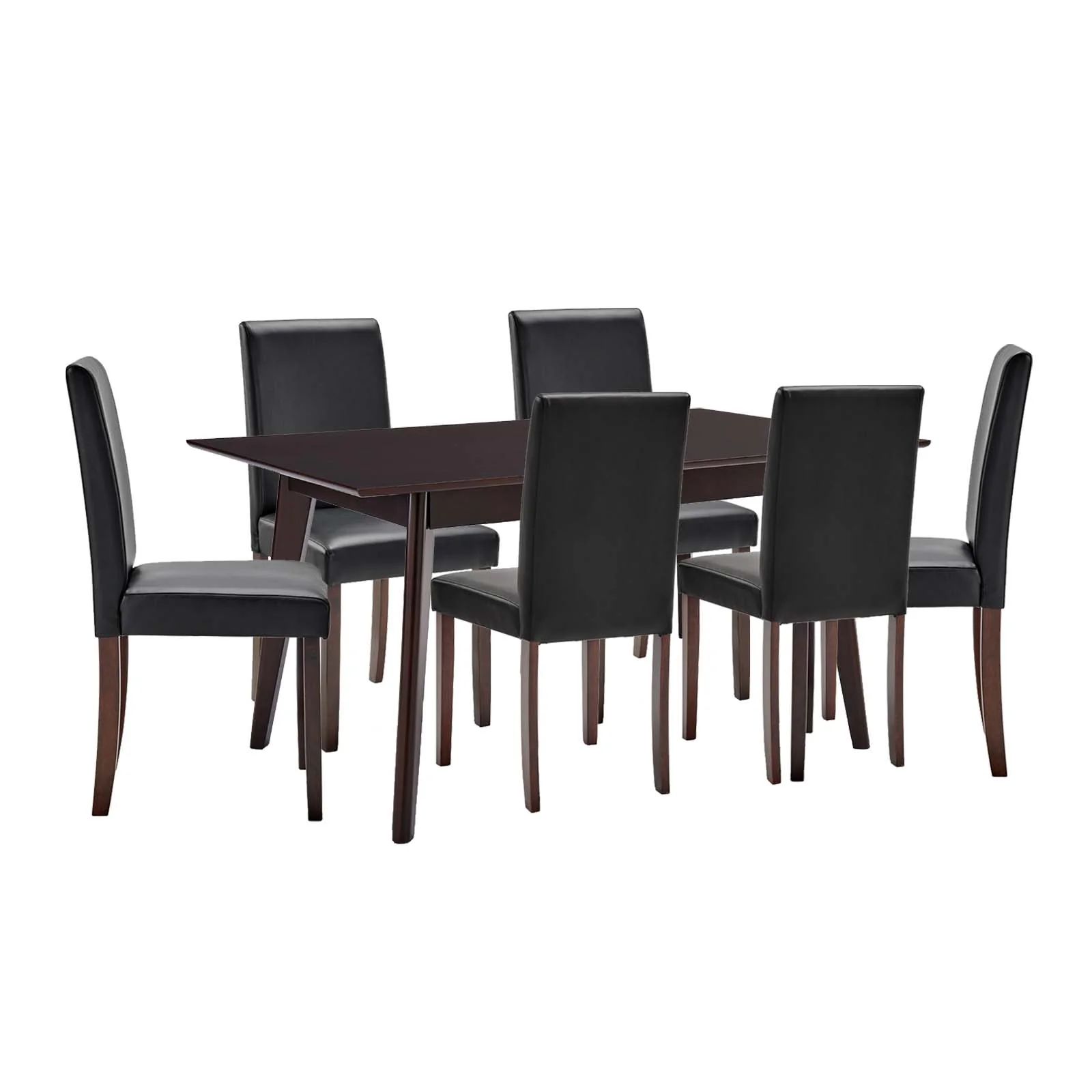 Prosper 7 Piece Faux Leather Dining Set By Modway - EEI-4188 - Image 2
