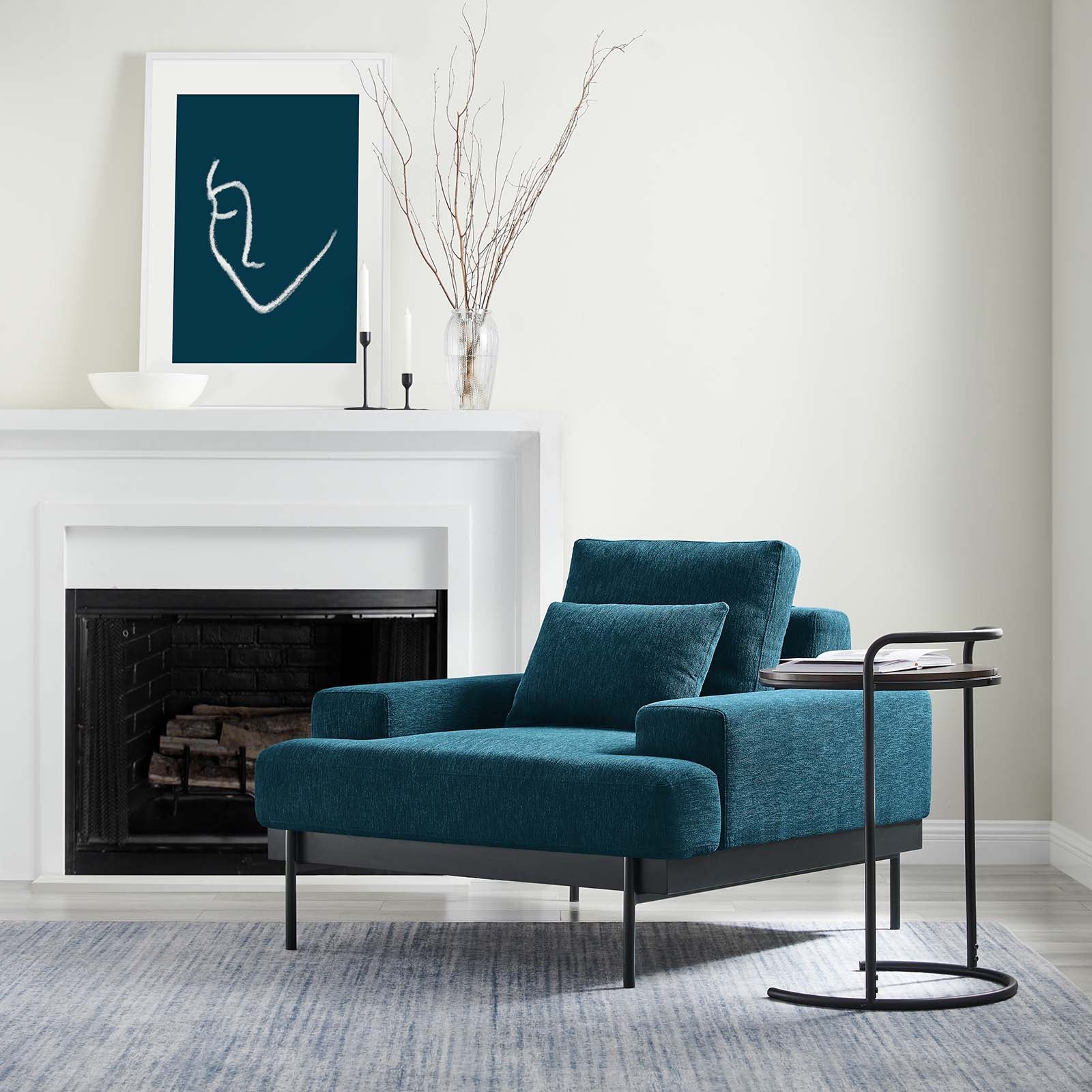 Proximity Upholstered Fabric Armchair By Modway - EEI-6216 - Image 8