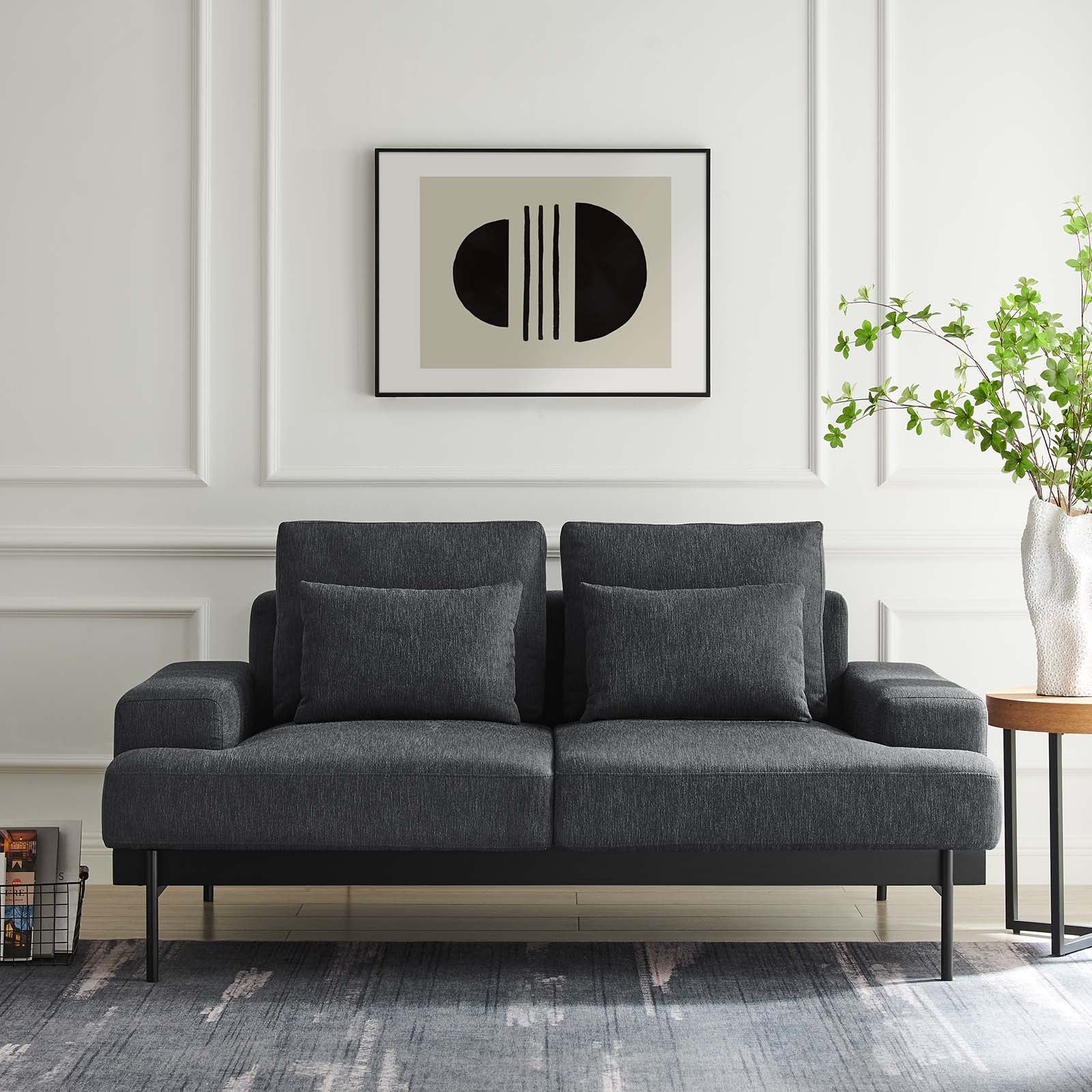 Proximity Upholstered Fabric Loveseat By Modway - EEI-6215 - Image 16