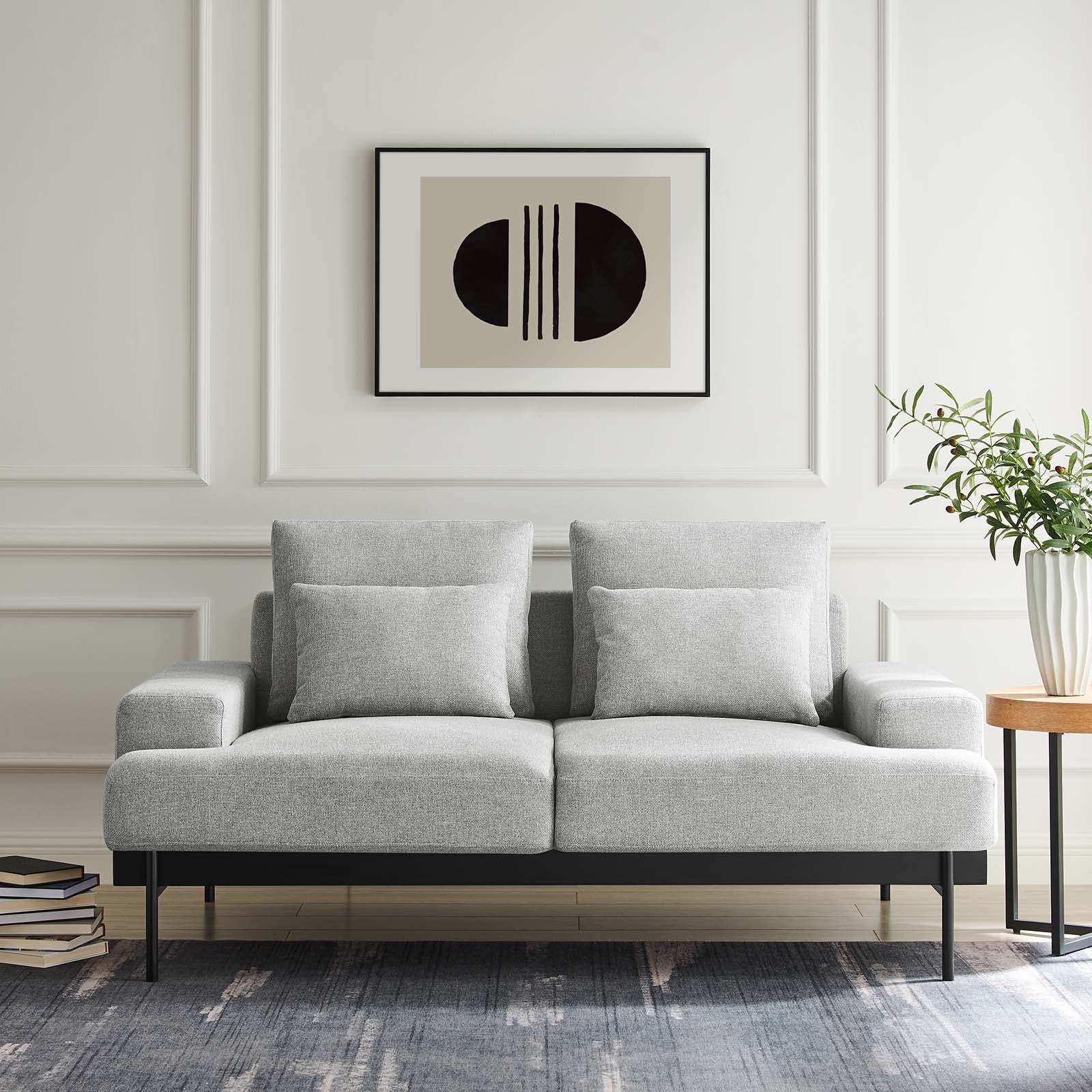 Proximity Upholstered Fabric Loveseat By Modway - EEI-6215 - Image 24