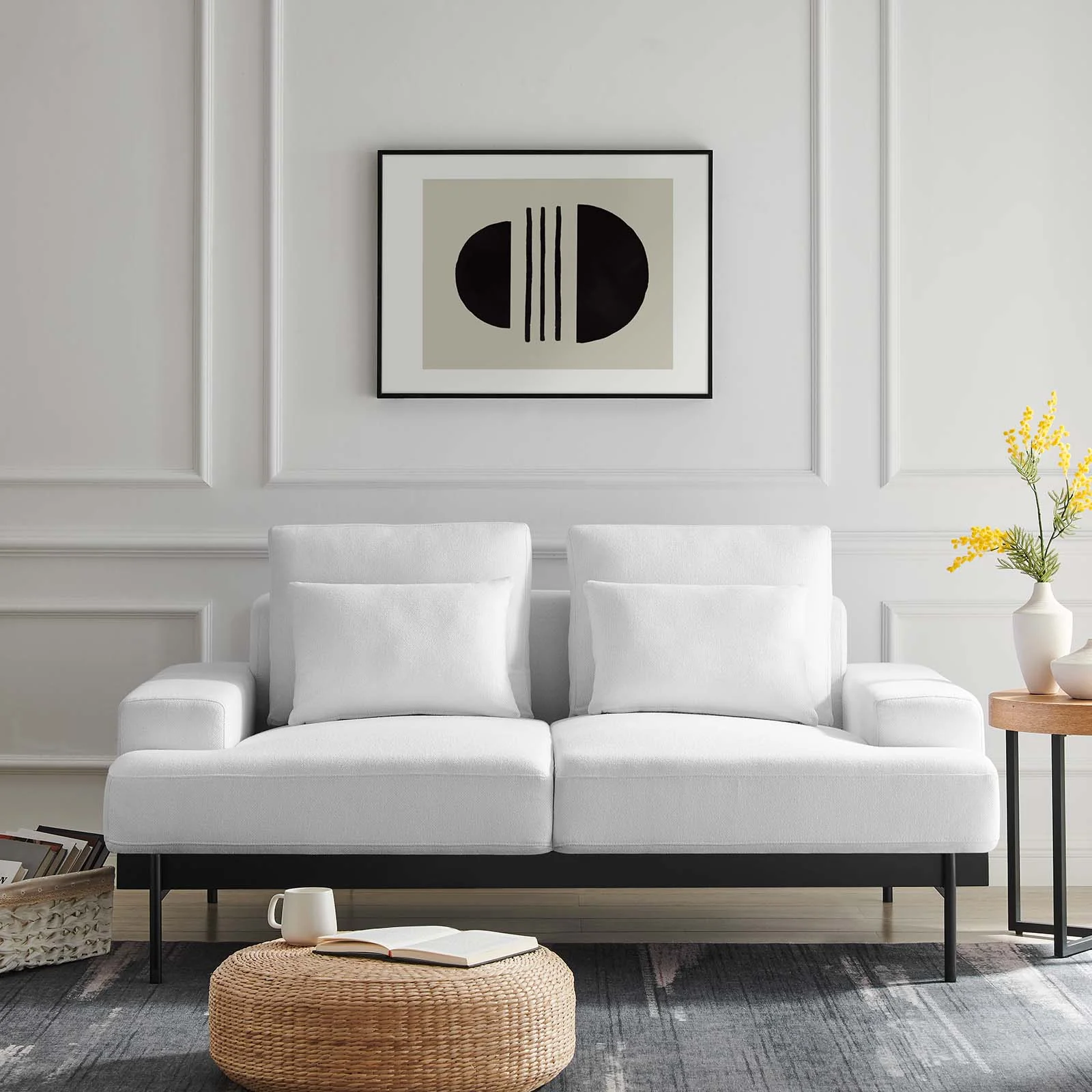 Proximity Upholstered Fabric Loveseat By Modway - EEI-6215 - Image 32