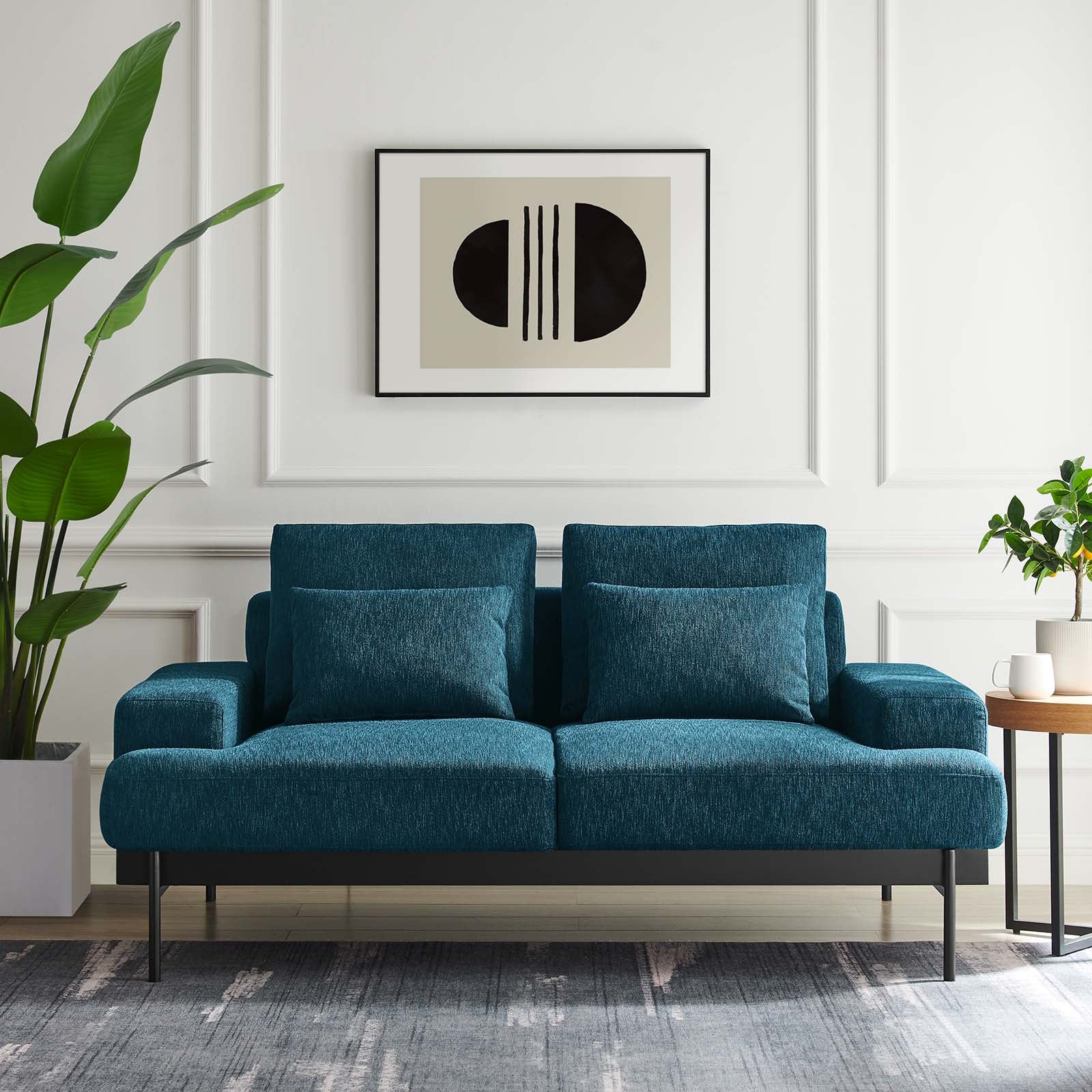 Proximity Upholstered Fabric Loveseat By Modway - EEI-6215 - Image 8