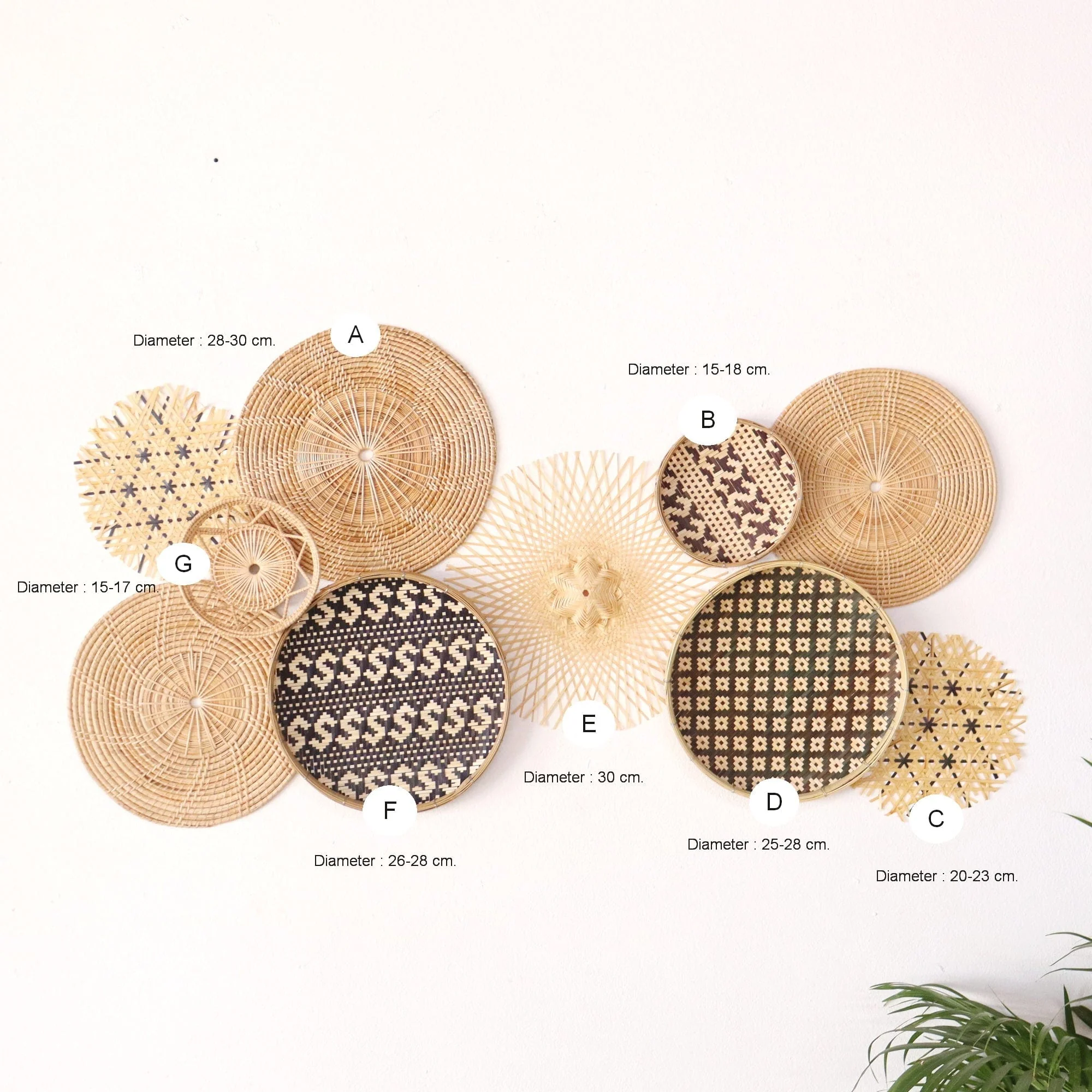 Pu Yi Sa - Bamboo And Rattan Wall Art Decor By Thaihome - Image 2
