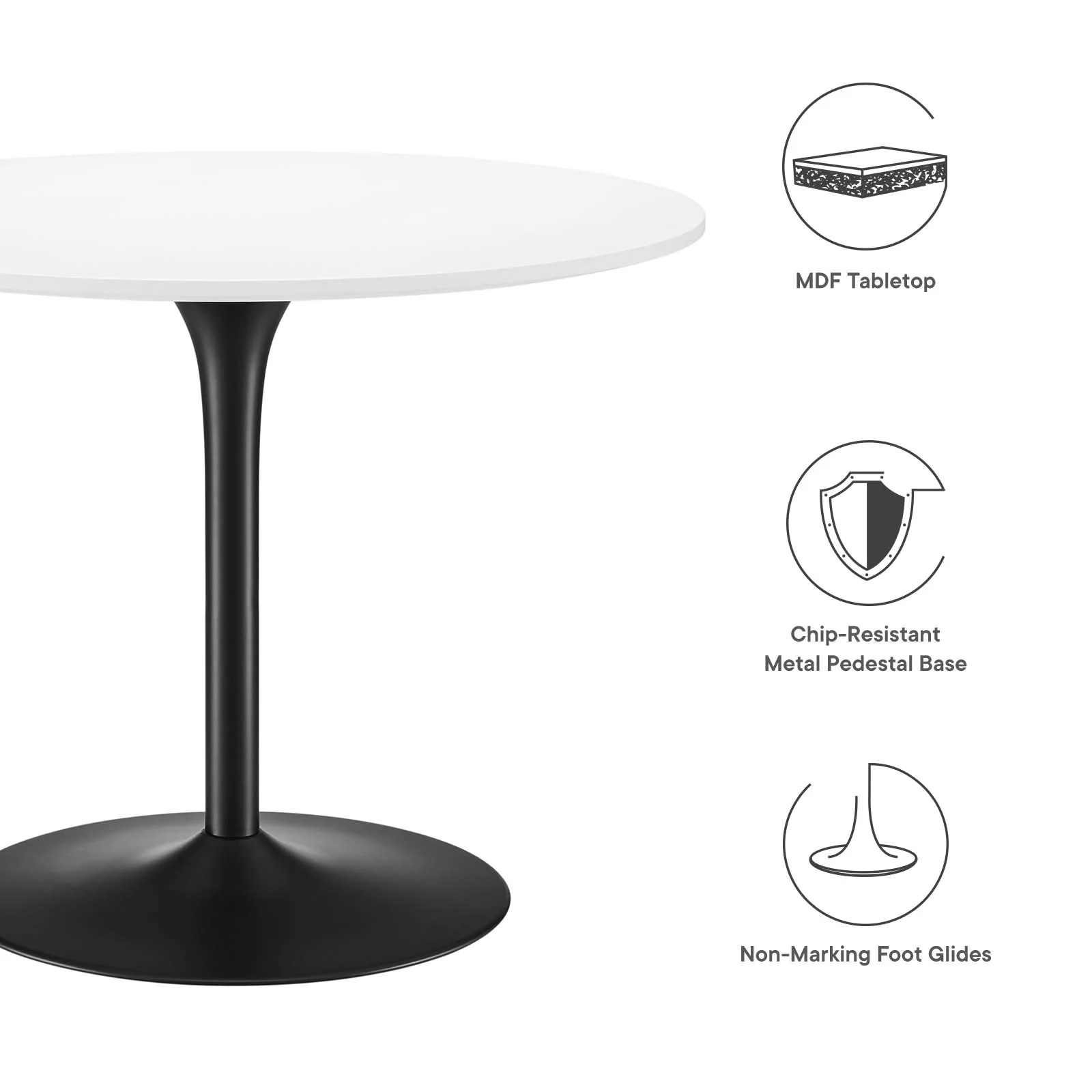 Pursuit 40" Dining Table By Modway - EEI-6313 - Image 25