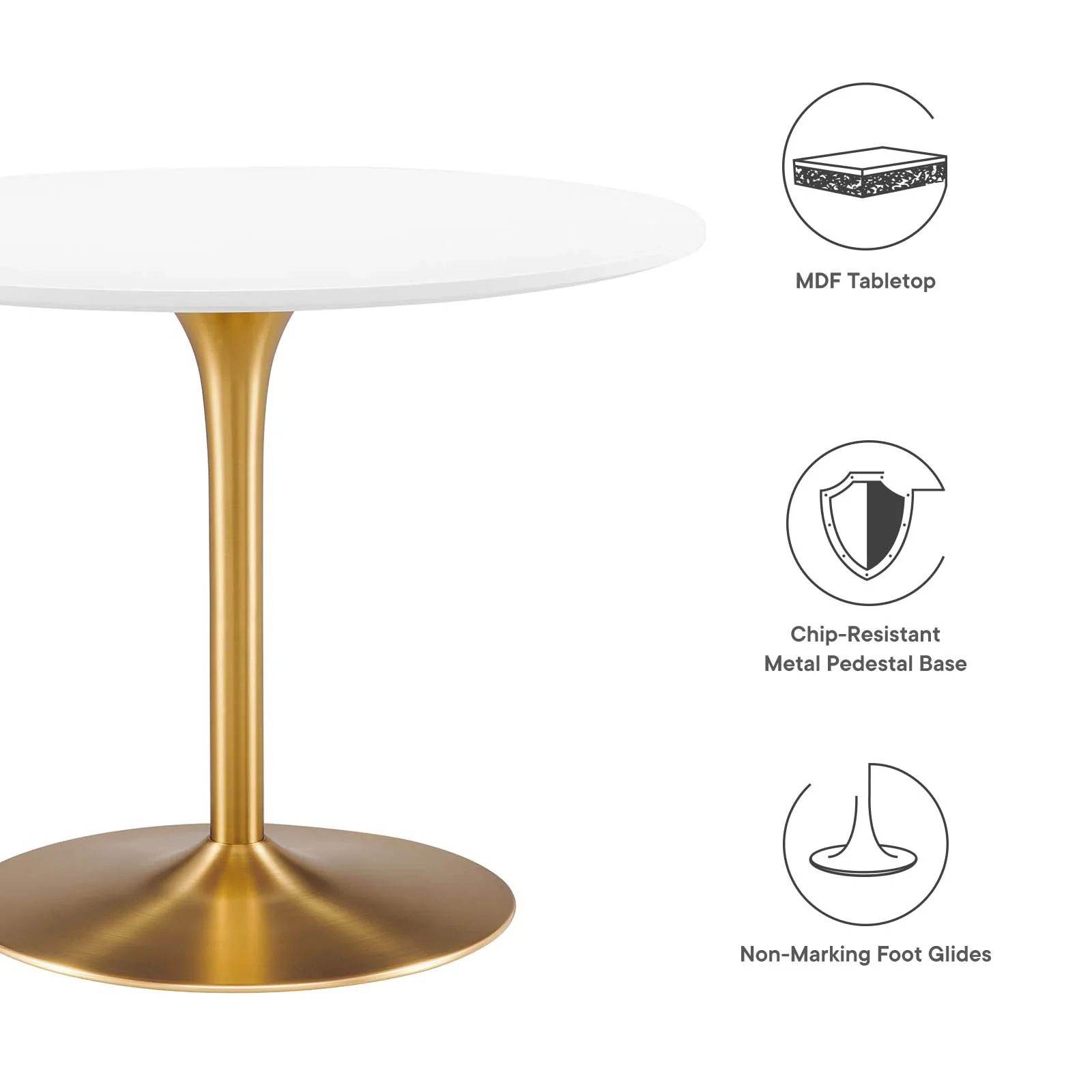 Pursuit 40" Dining Table By Modway - EEI-6313 - Image 32