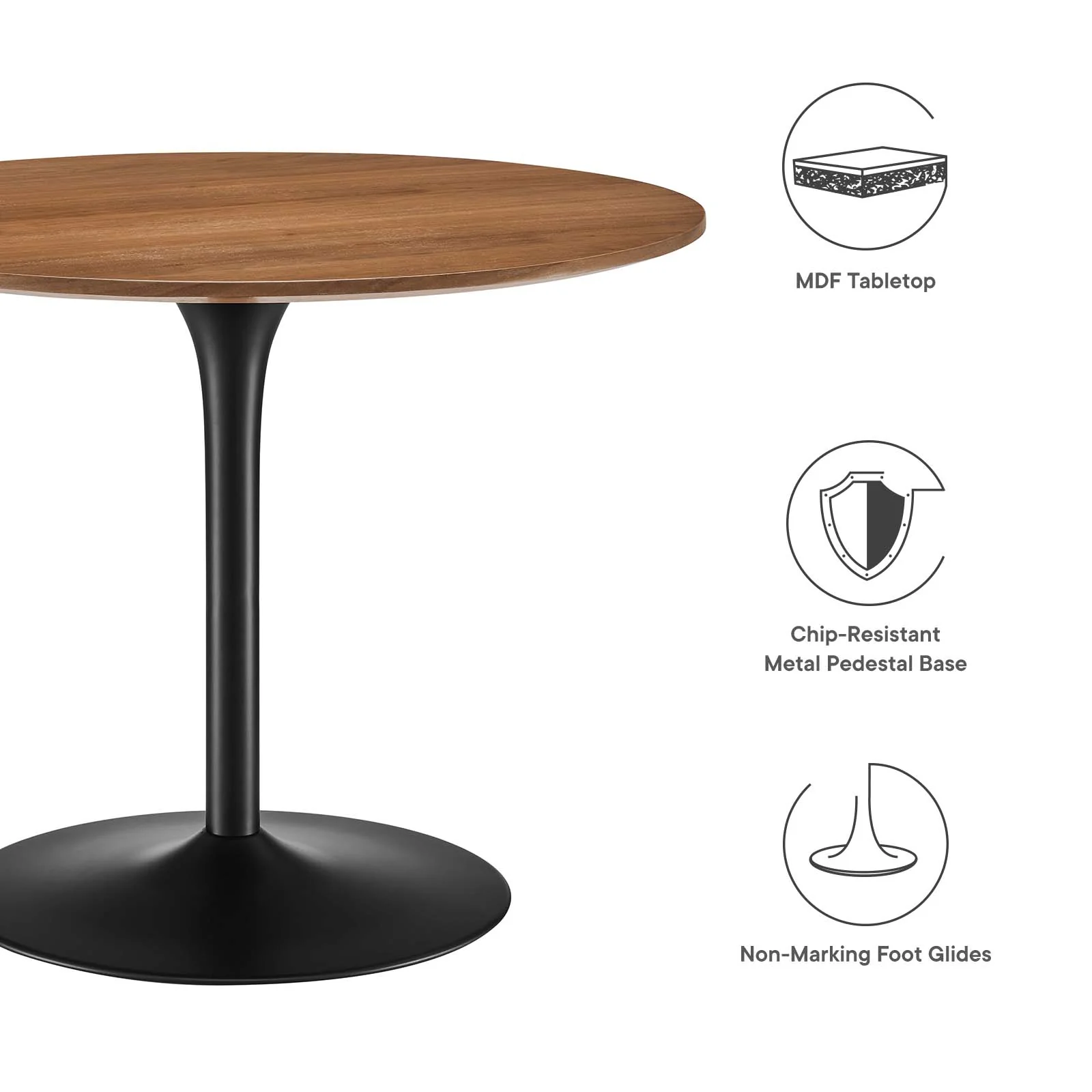 Pursuit 40" Dining Table By Modway - EEI-6313 - Image 5