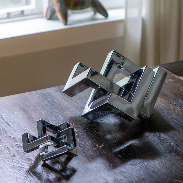 Puzzle 5"H Sculpture By Gold Leaf Design Group - Image 2