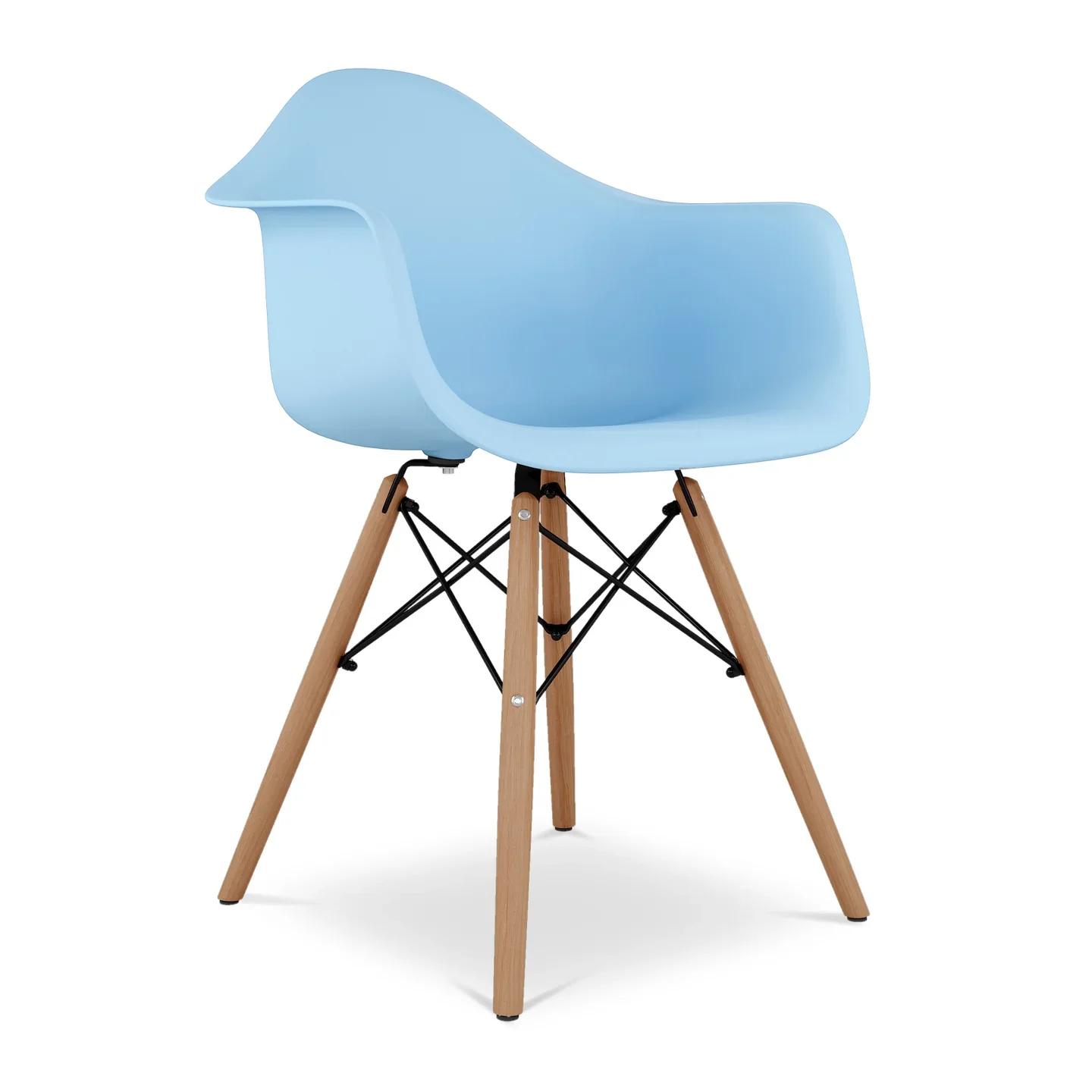 Pyramid Armchair, Blue By World Modern Design - Image 2