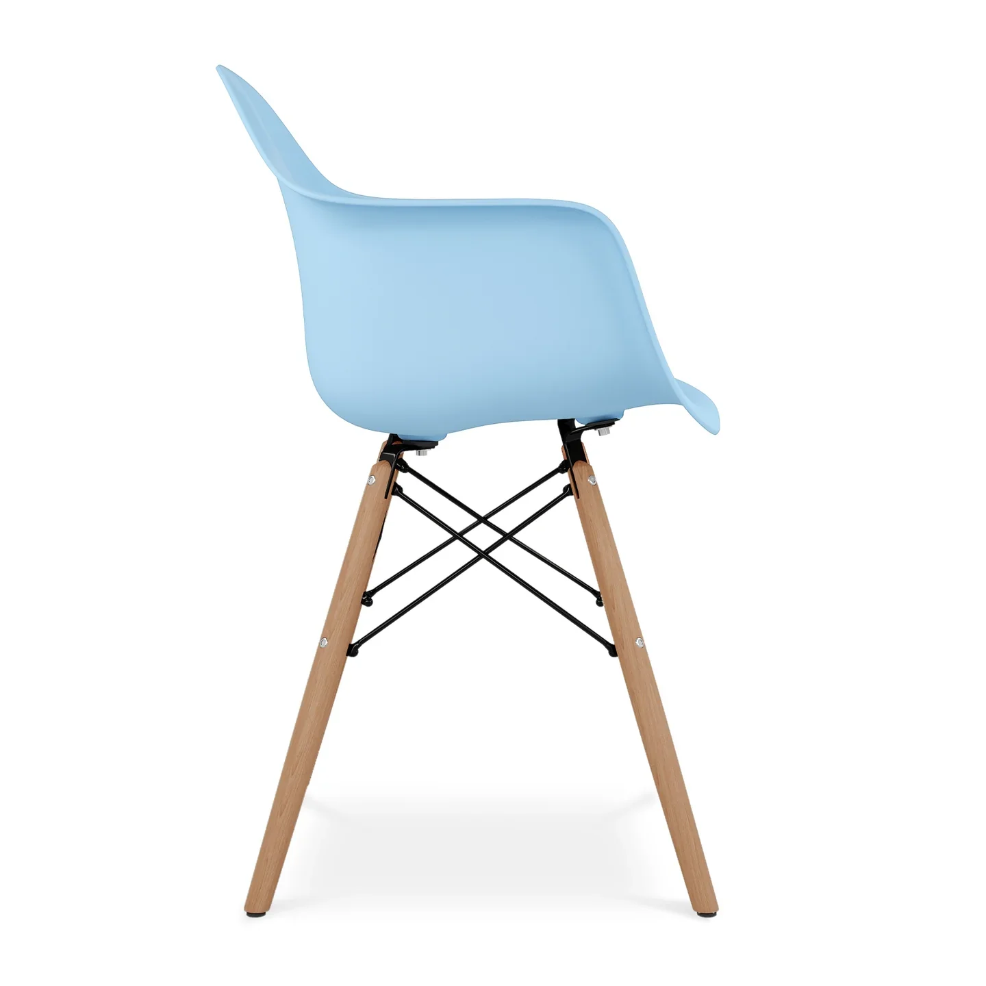 Pyramid Armchair, Blue By World Modern Design - Image 3