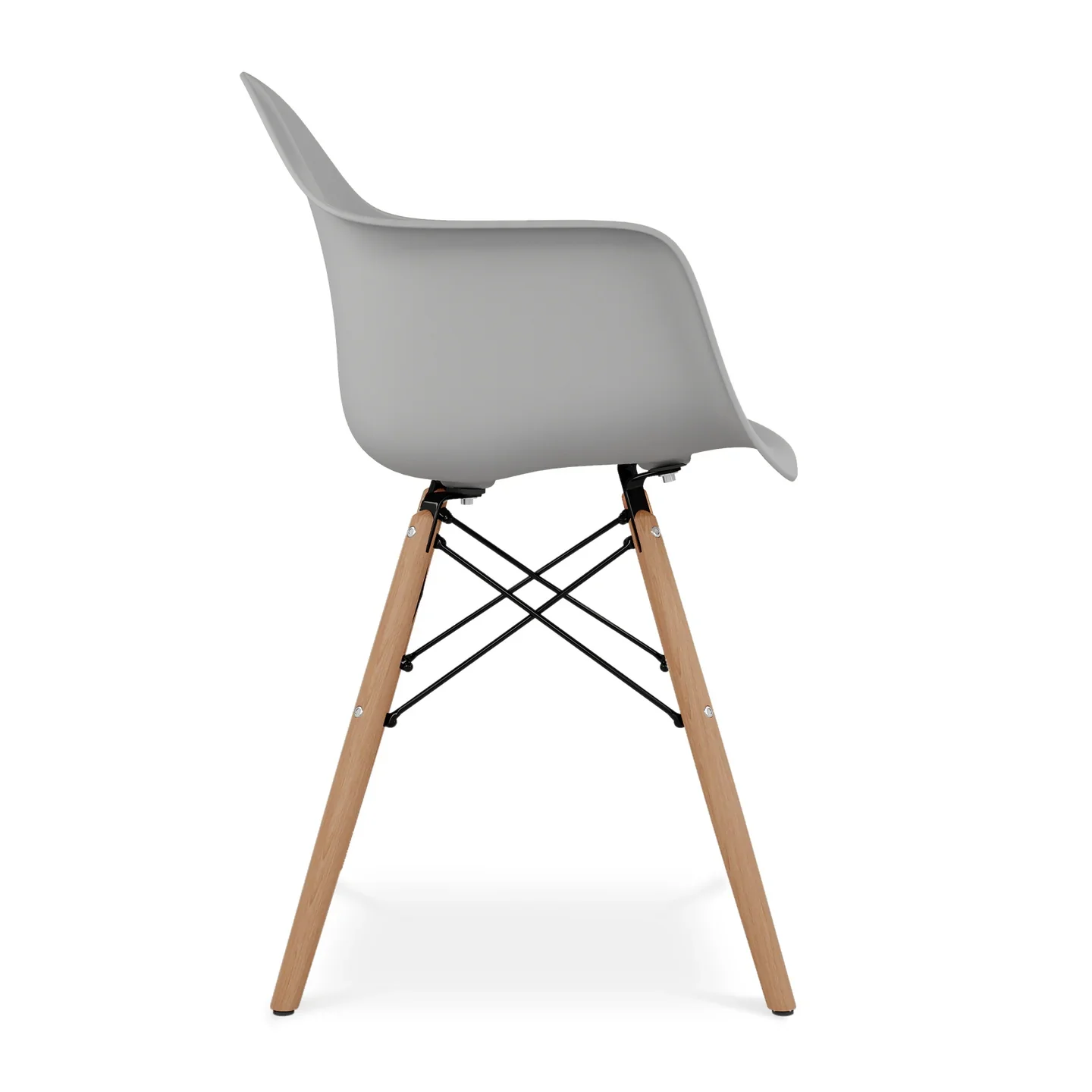 Pyramid Armchair, Gray By World Modern Design - Image 3