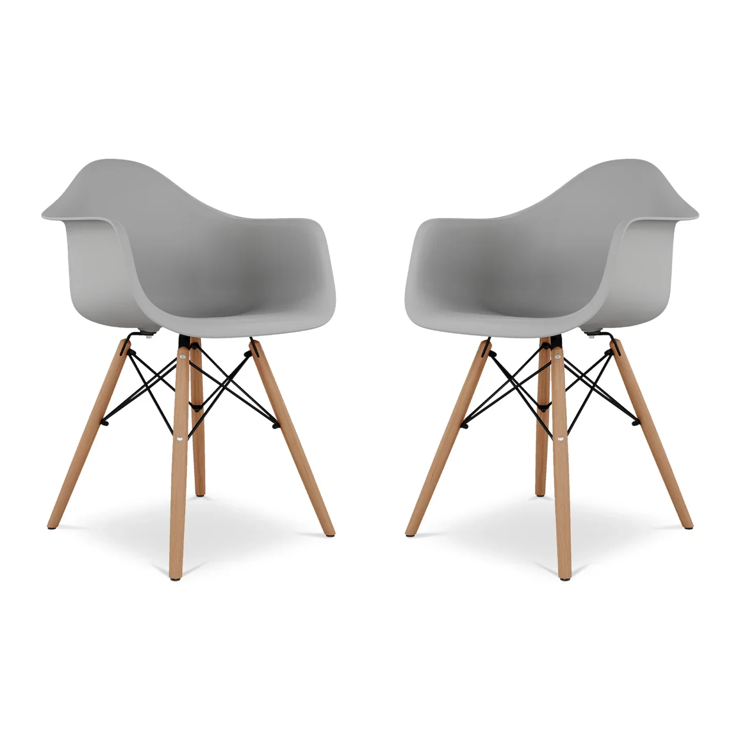 Pyramid Armchair, Gray By World Modern Design - Image 6