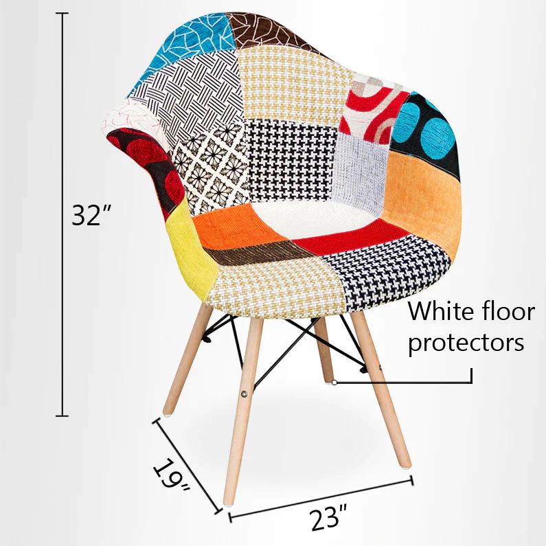 Pyramid Armchair, Multi By World Modern Design - Image 4
