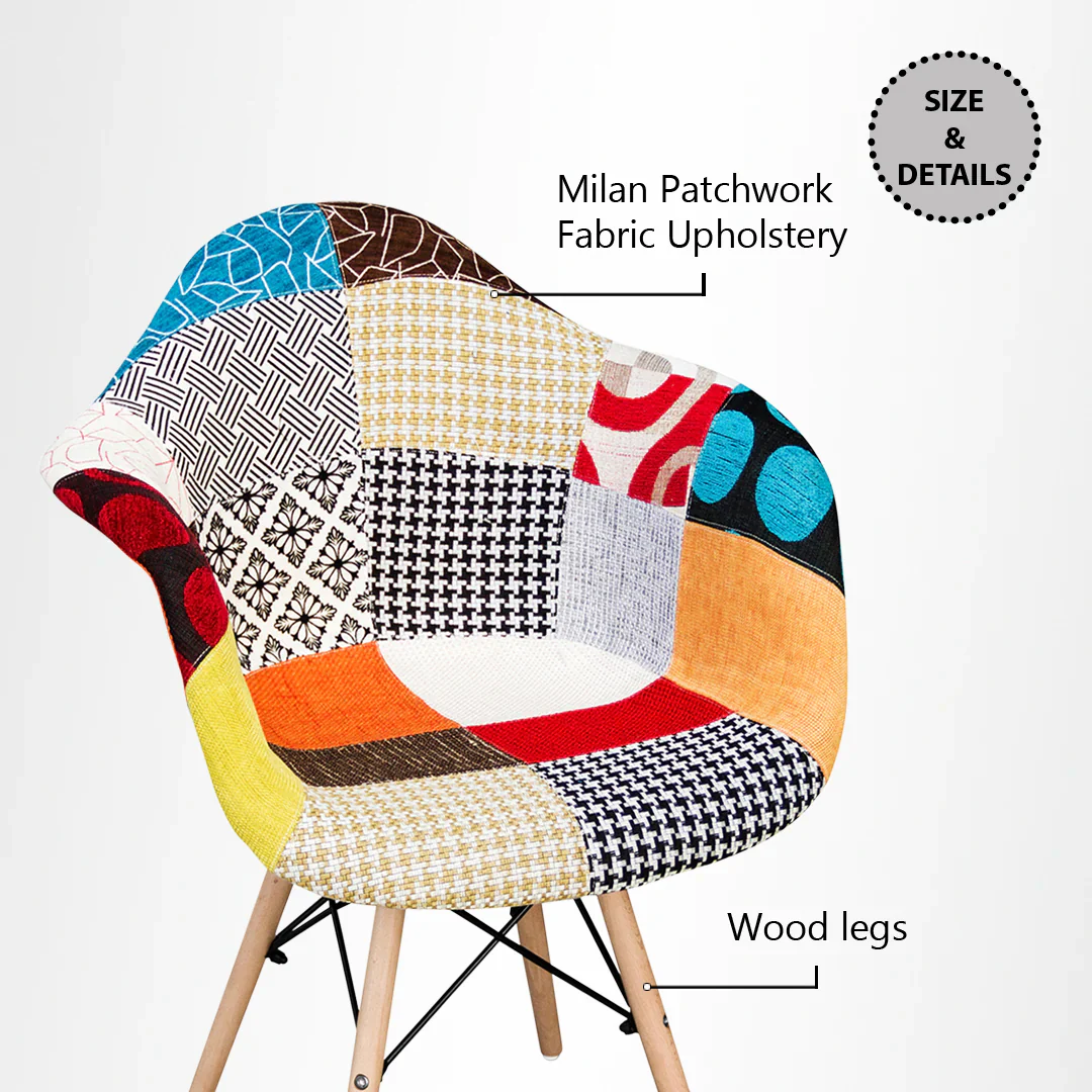 Pyramid Armchair, Multi By World Modern Design - Image 5