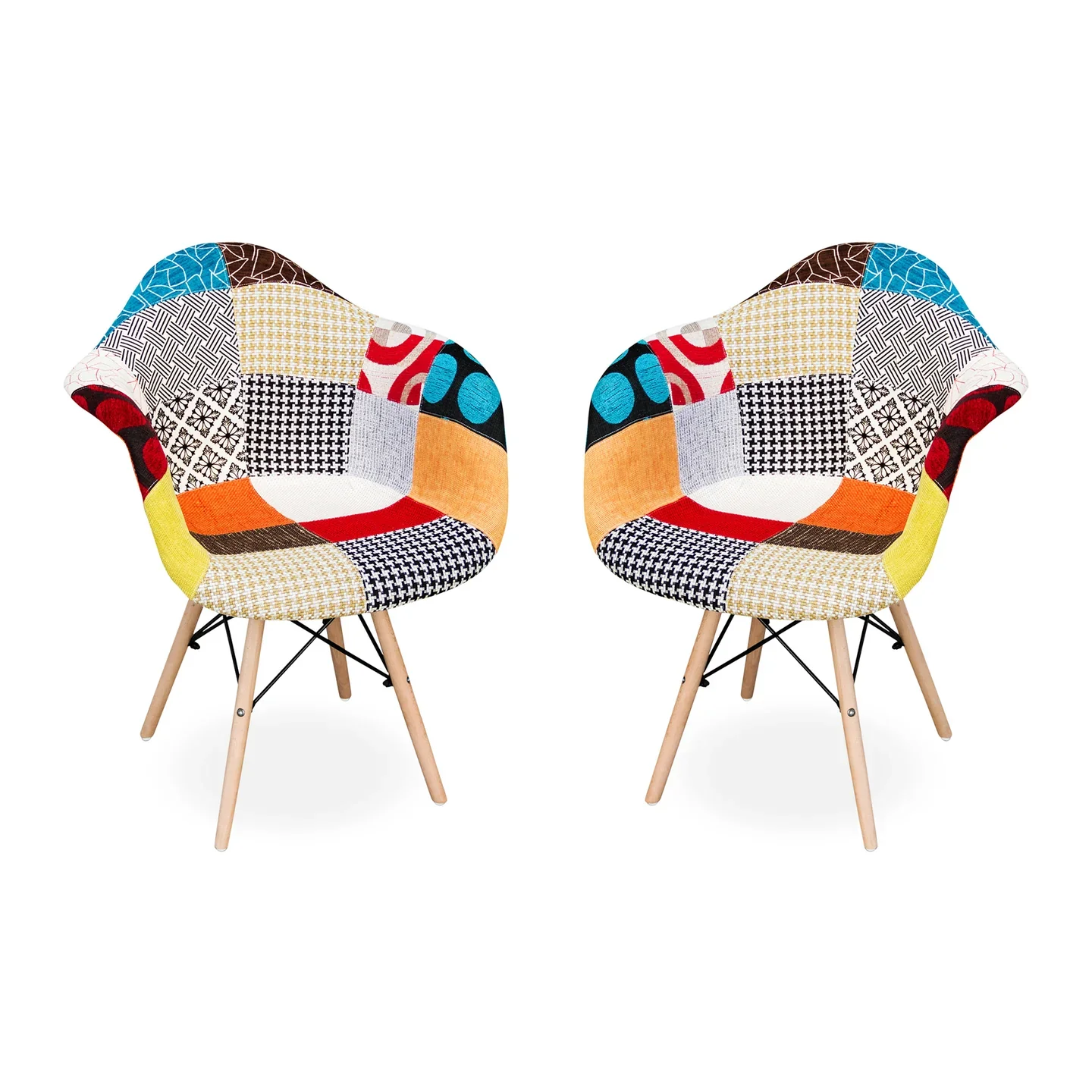 Pyramid Armchair, Multi By World Modern Design - Image 6