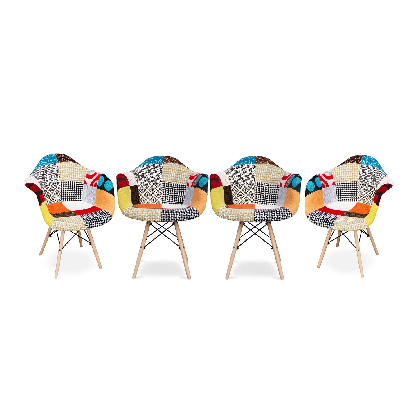 Pyramid Armchair, Multi By World Modern Design - Image 7