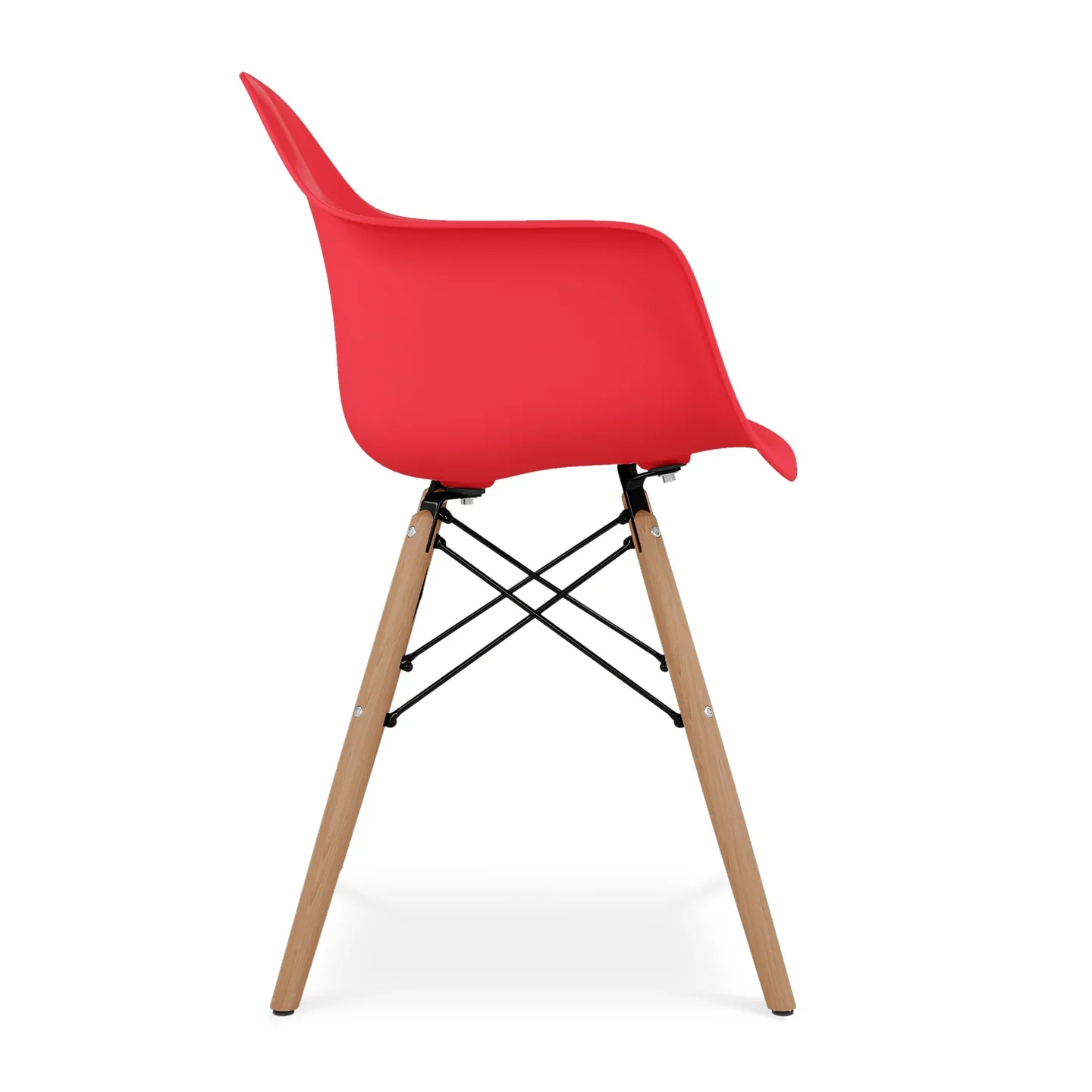 Pyramid Armchair, Red By World Modern Design - Image 3