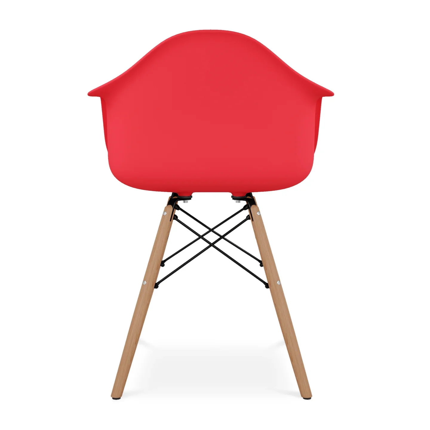 Pyramid Armchair, Red By World Modern Design - Image 4