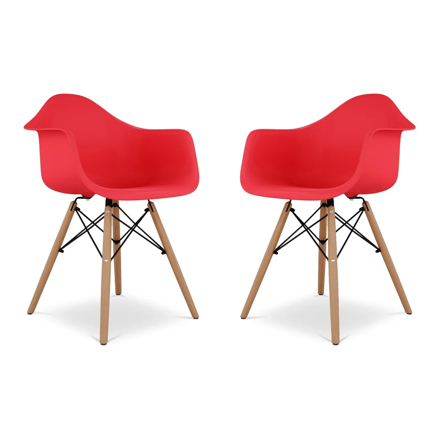 Pyramid Armchair, Red By World Modern Design - Image 6