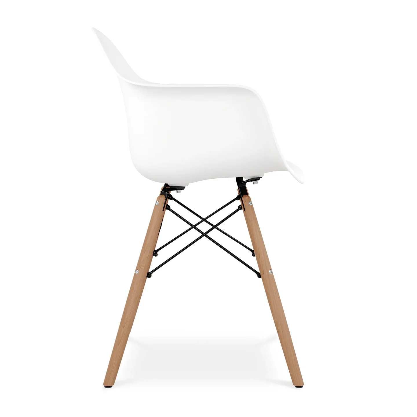 Pyramid Armchair, White By World Modern Design - Image 3
