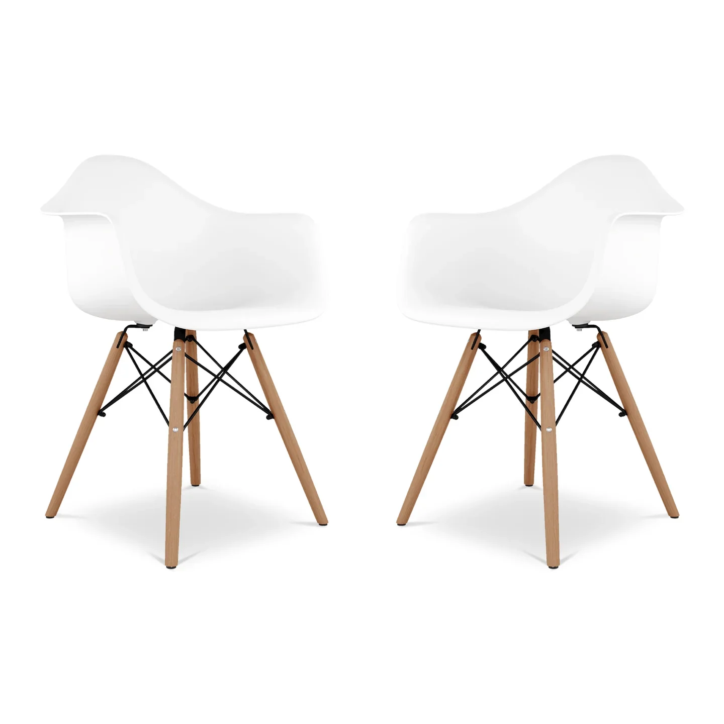 Pyramid Armchair, White By World Modern Design - Image 6