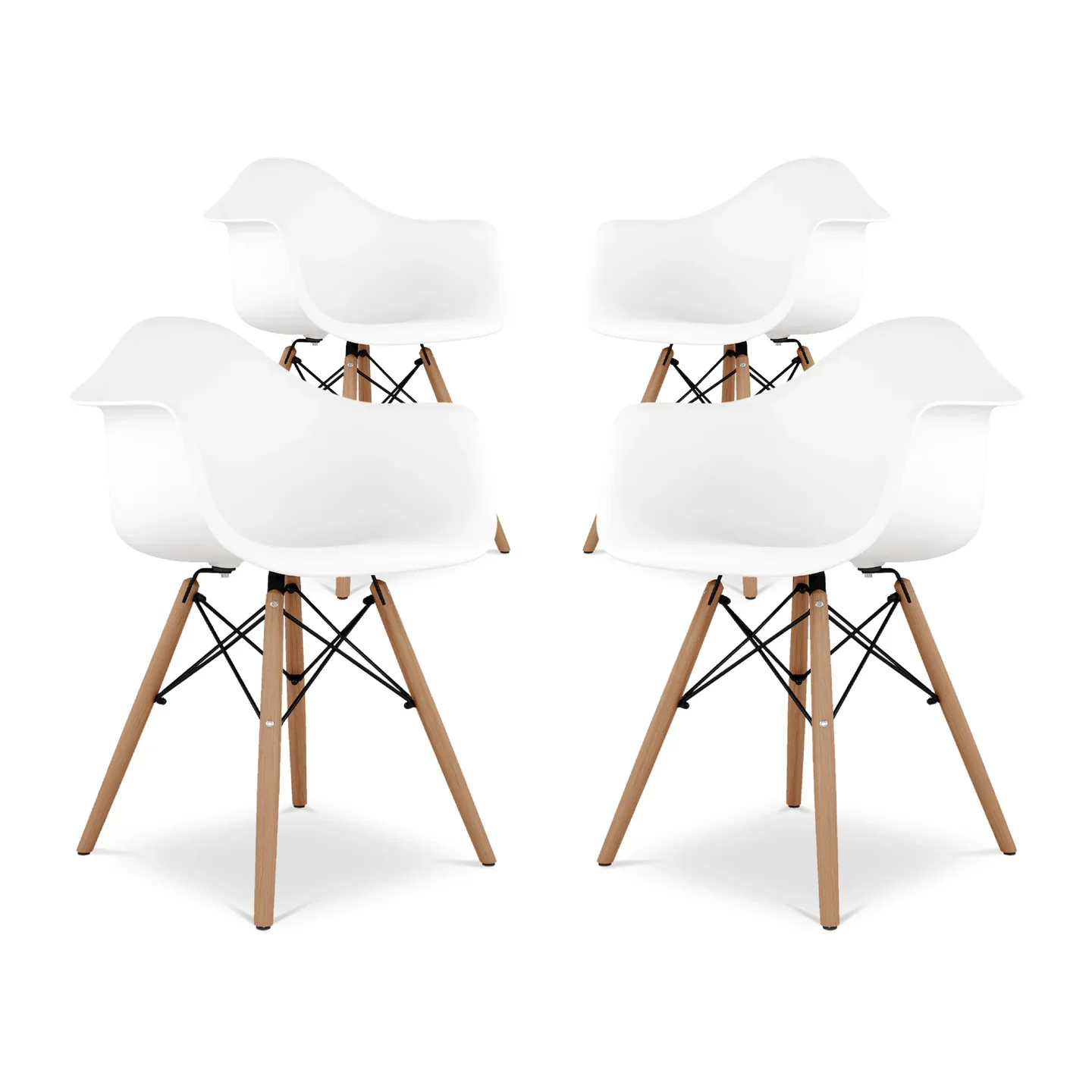 Pyramid Armchair, White By World Modern Design - Image 7
