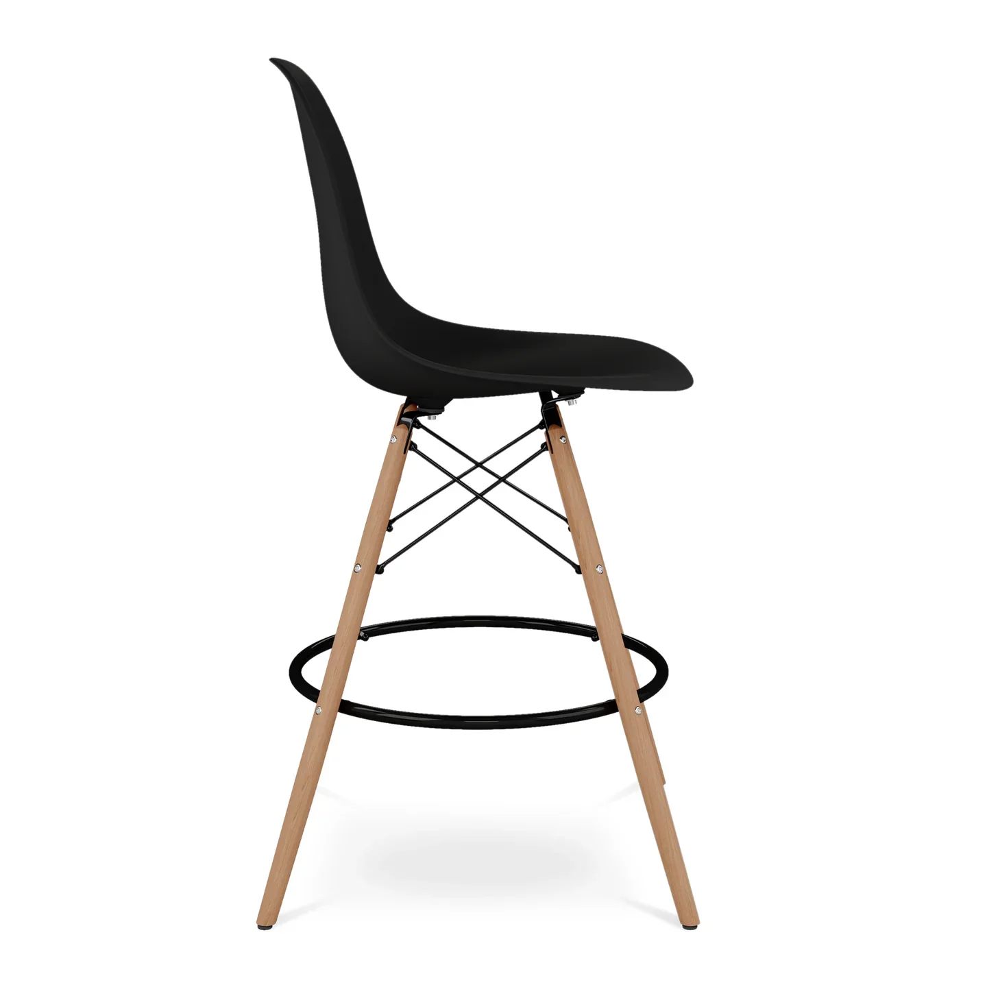 Pyramid Counter Stool, Black By World Modern Design - Image 5