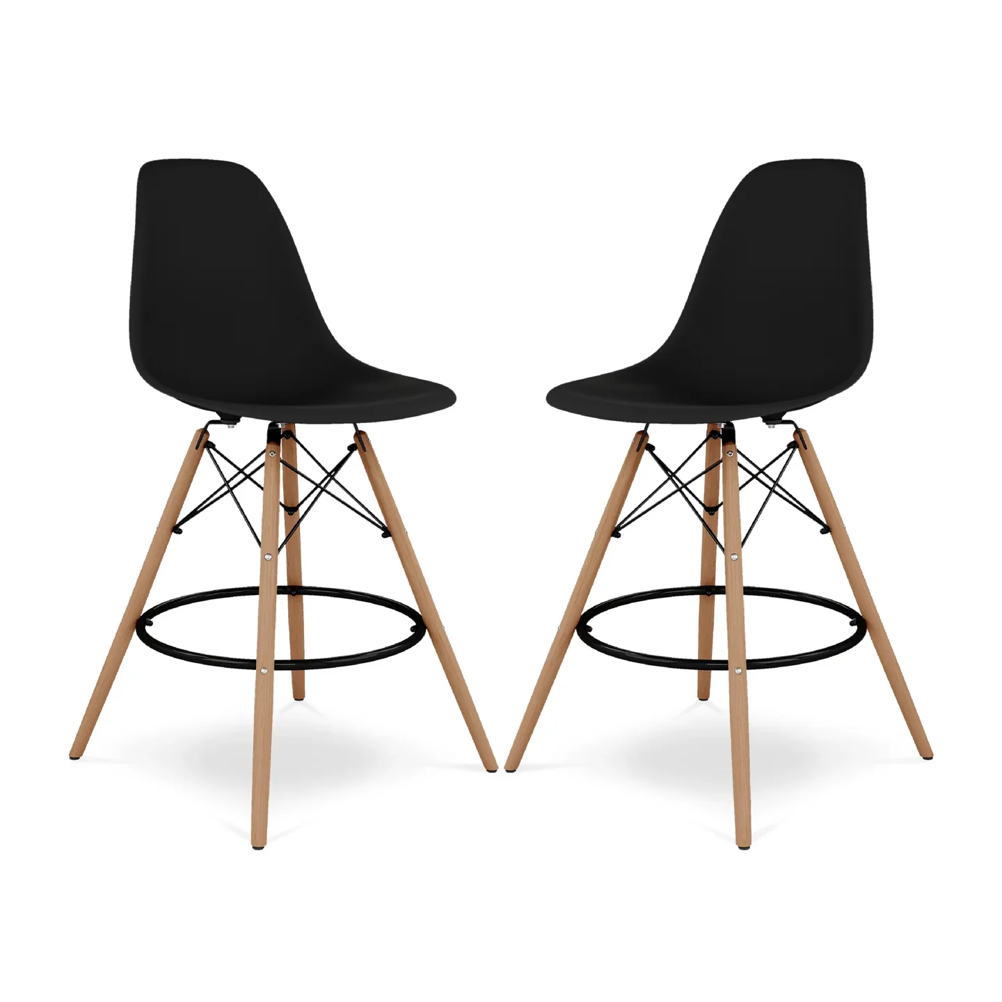 Pyramid Counter Stool, Black By World Modern Design - Image 7