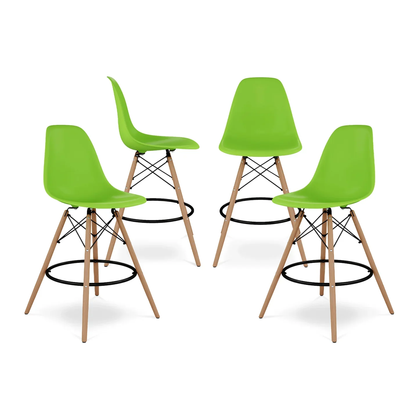 Pyramid Counter Stool, Green By World Modern Design - Image 7