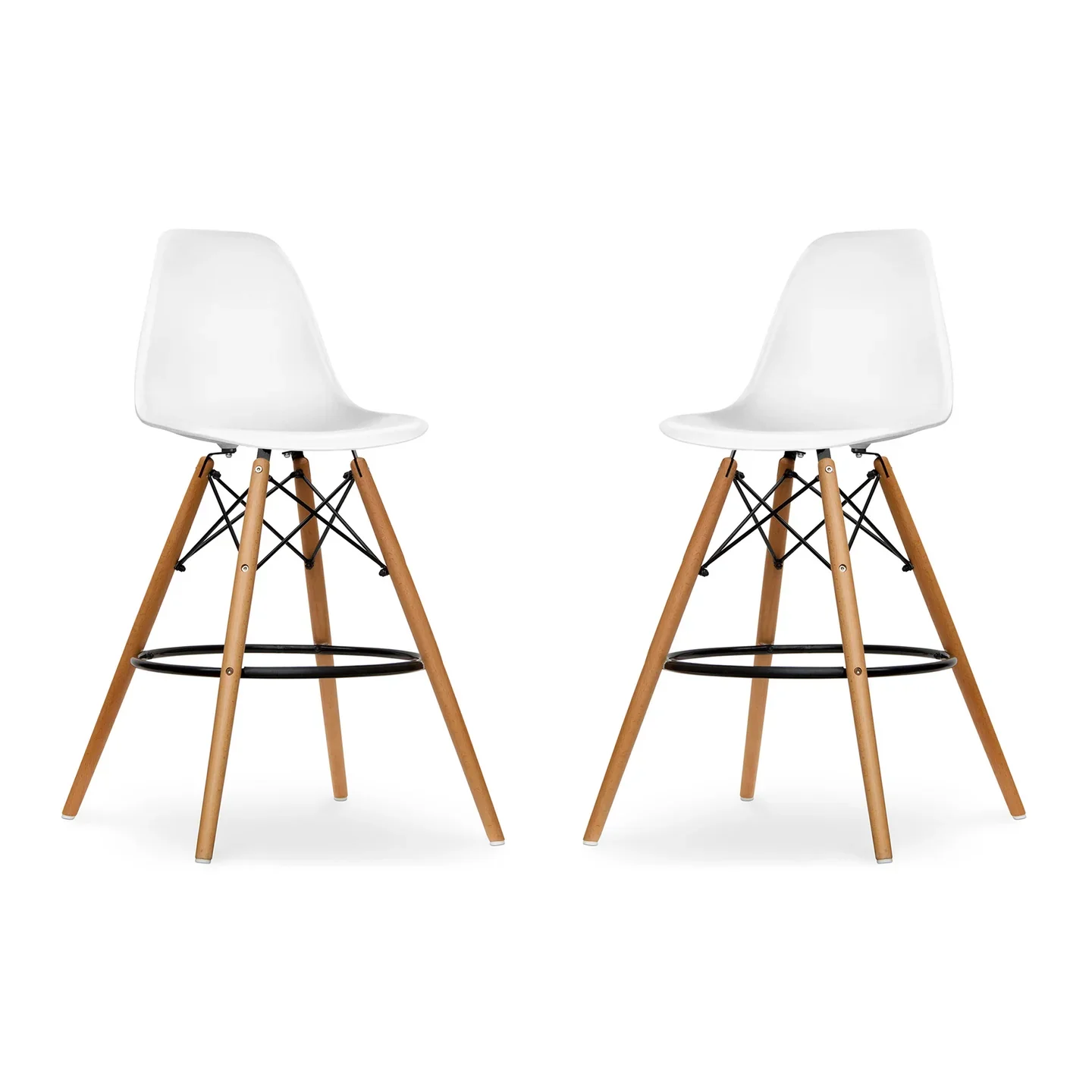 Pyramid Counter Stool, White By World Modern Design - Image 7