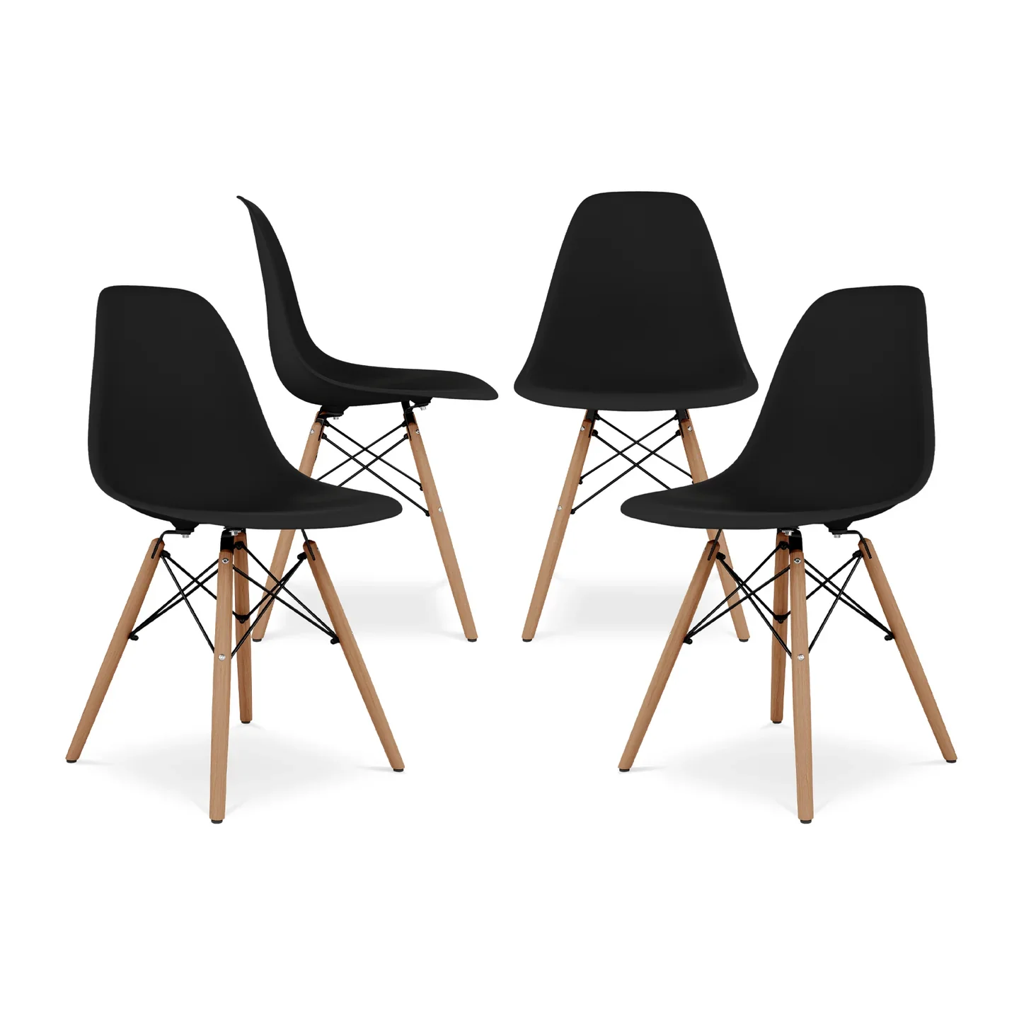 Pyramid Dining Chair, Black By World Modern Design - Image 7