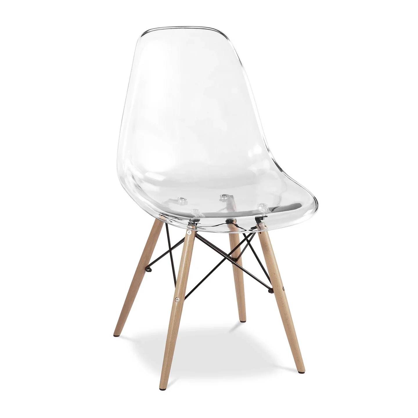 Pyramid Dining Chair, Clear By World Modern Design - Image 3