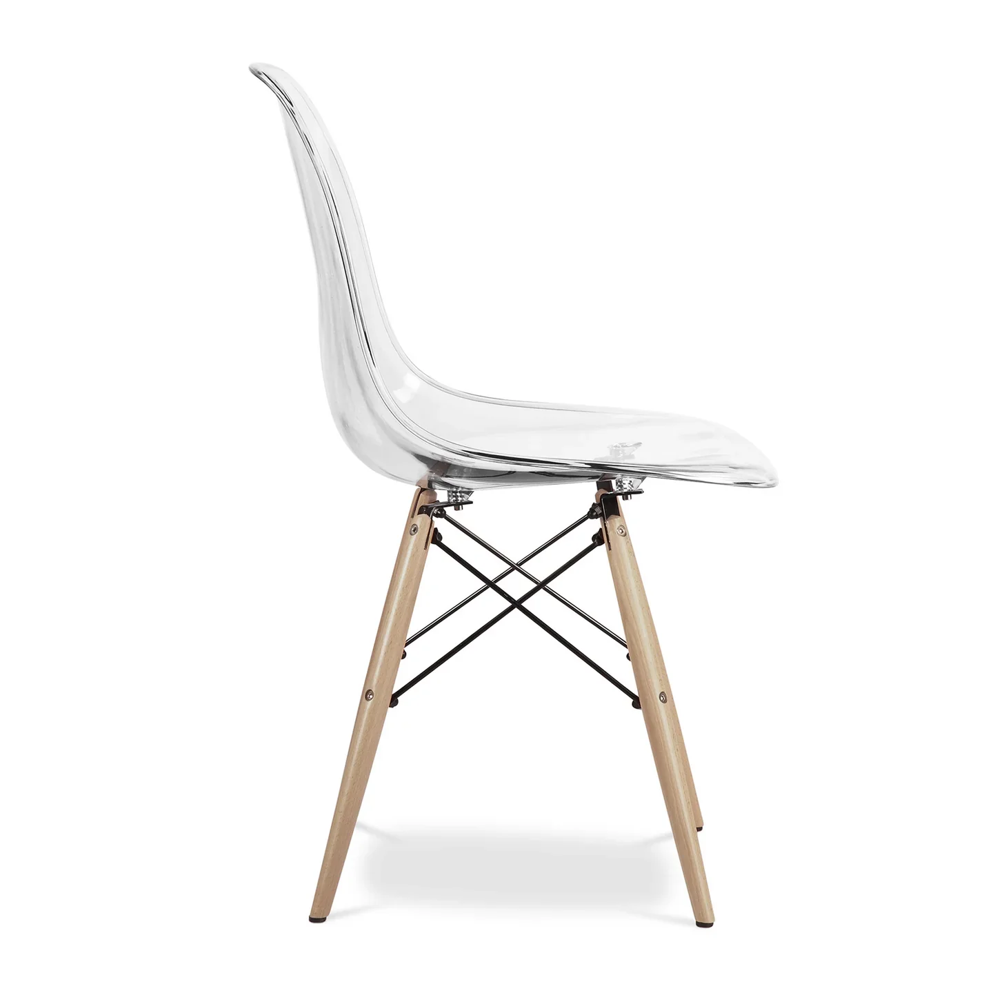 Pyramid Dining Chair, Clear By World Modern Design - Image 4