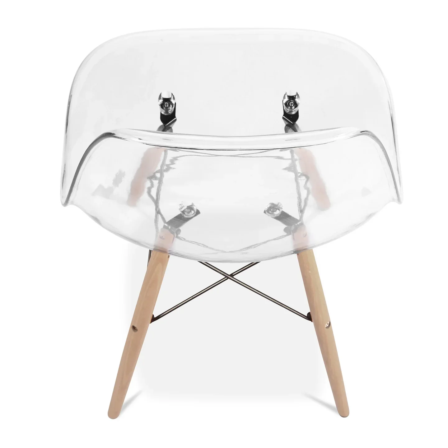 Pyramid Dining Chair, Clear By World Modern Design - Image 6