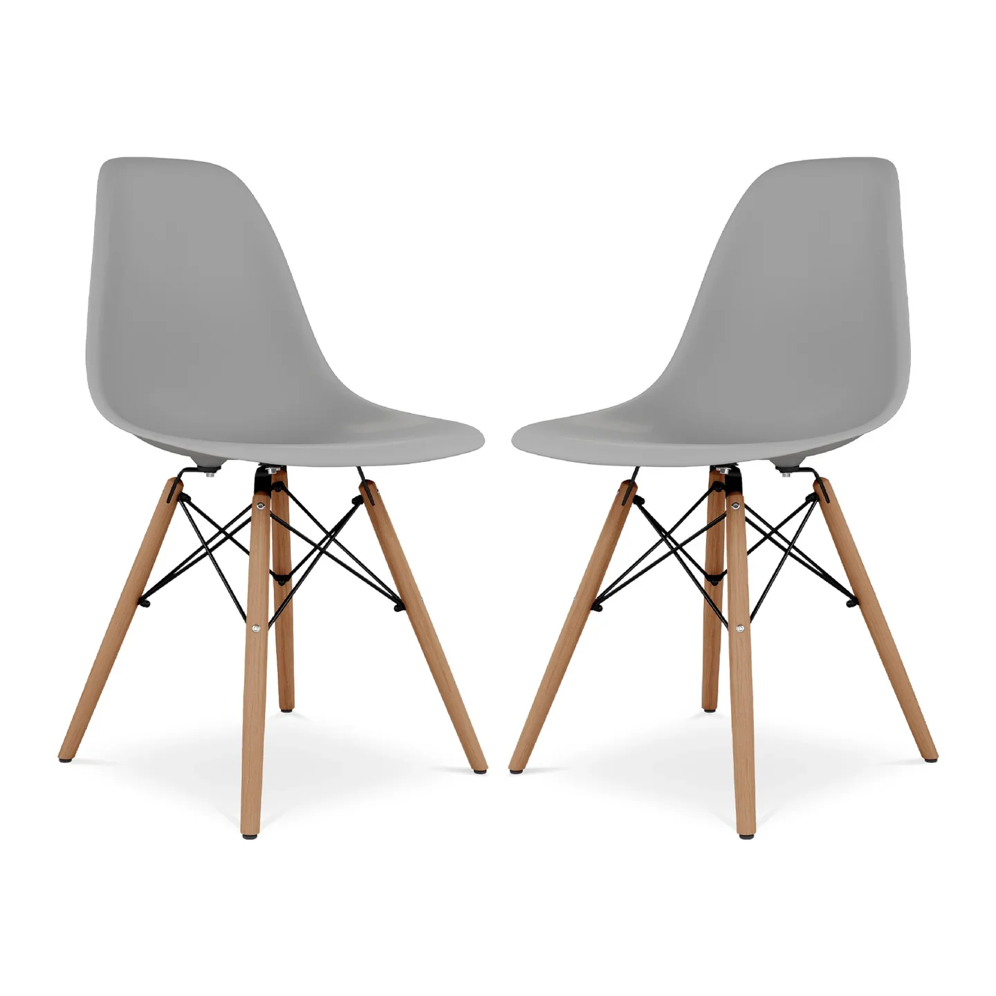 Pyramid Dining Chair, Gray By World Modern Design - Image 6