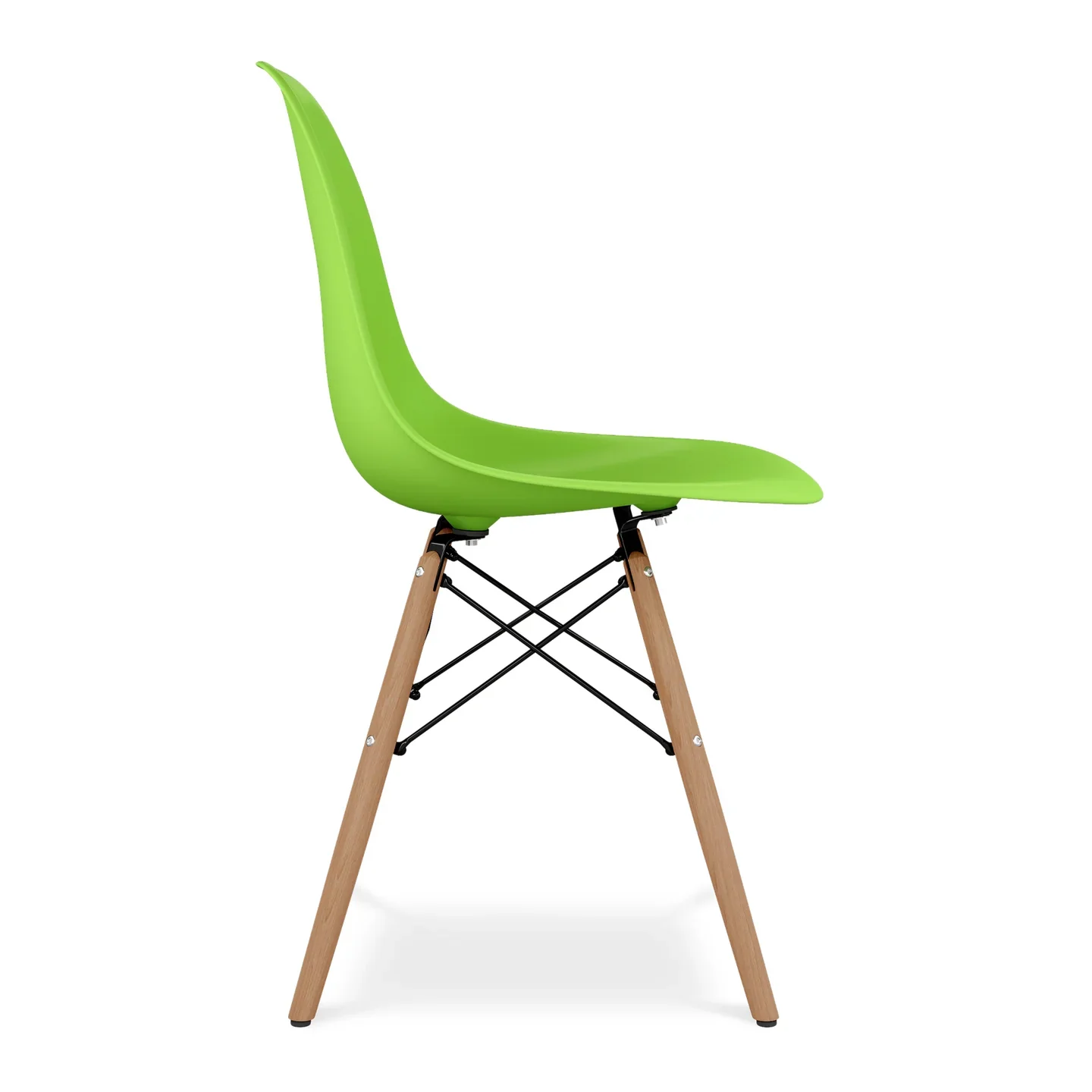 Pyramid Dining Chair, Green By World Modern Design - Image 3