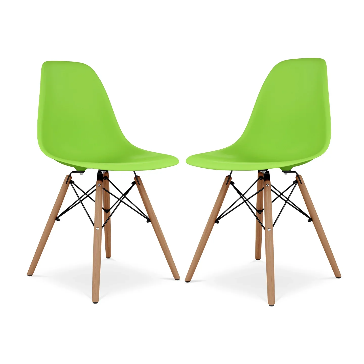 Pyramid Dining Chair, Green By World Modern Design - Image 6