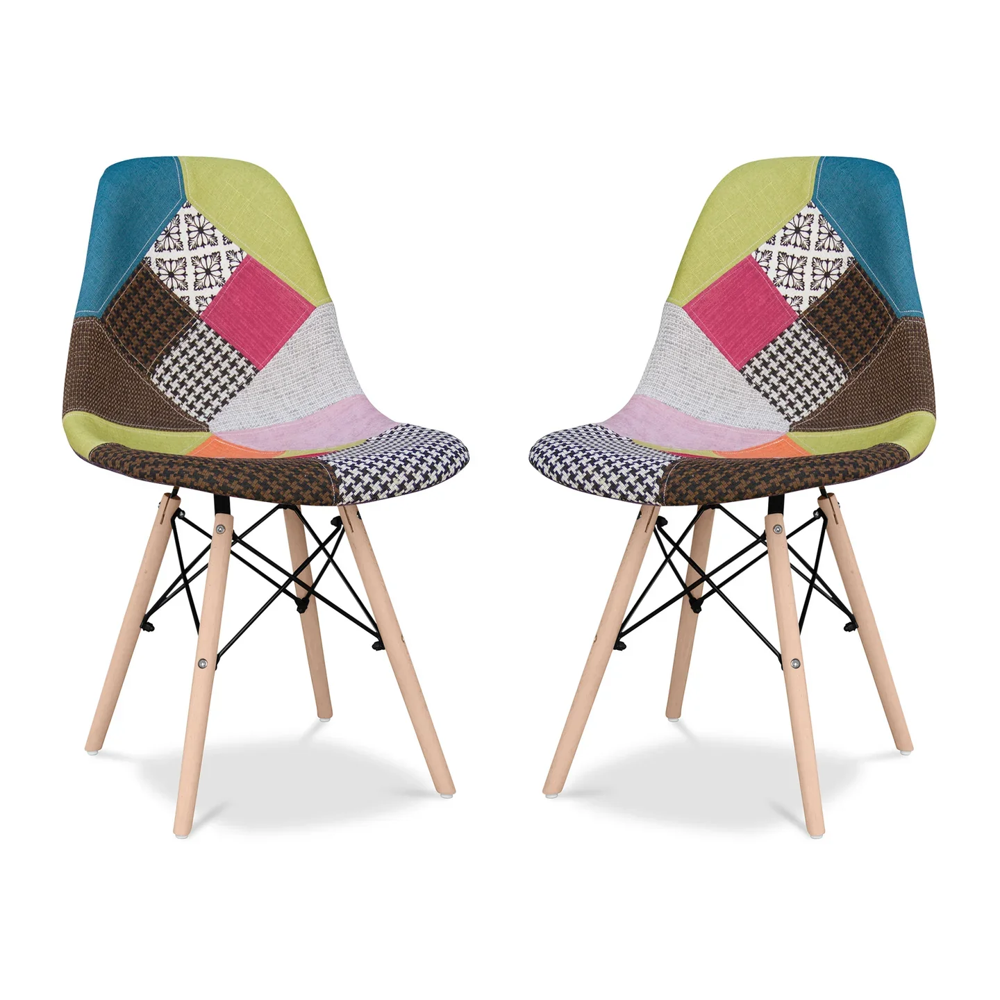 Pyramid Dining Chair, Multi By World Modern Design - Image 9