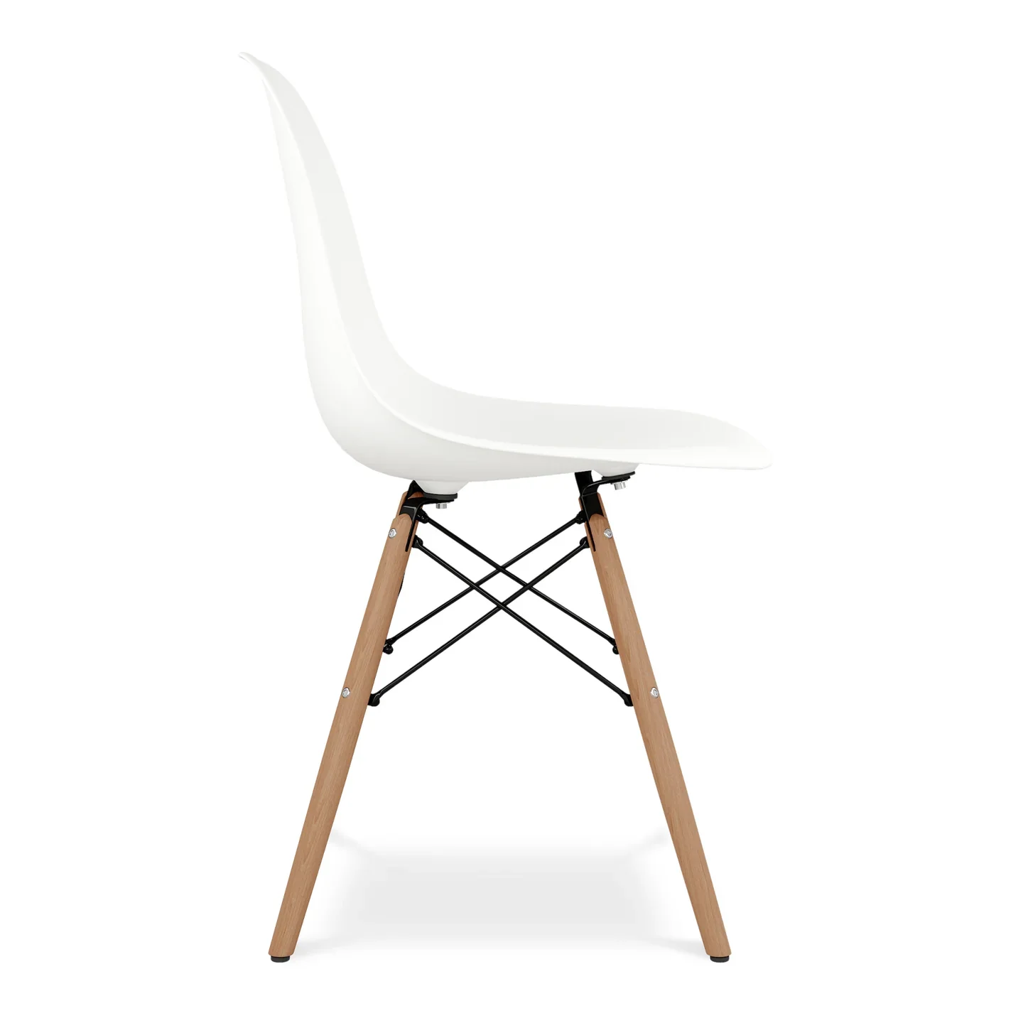 Pyramid Dining Chair, White By World Modern Design - Image 3