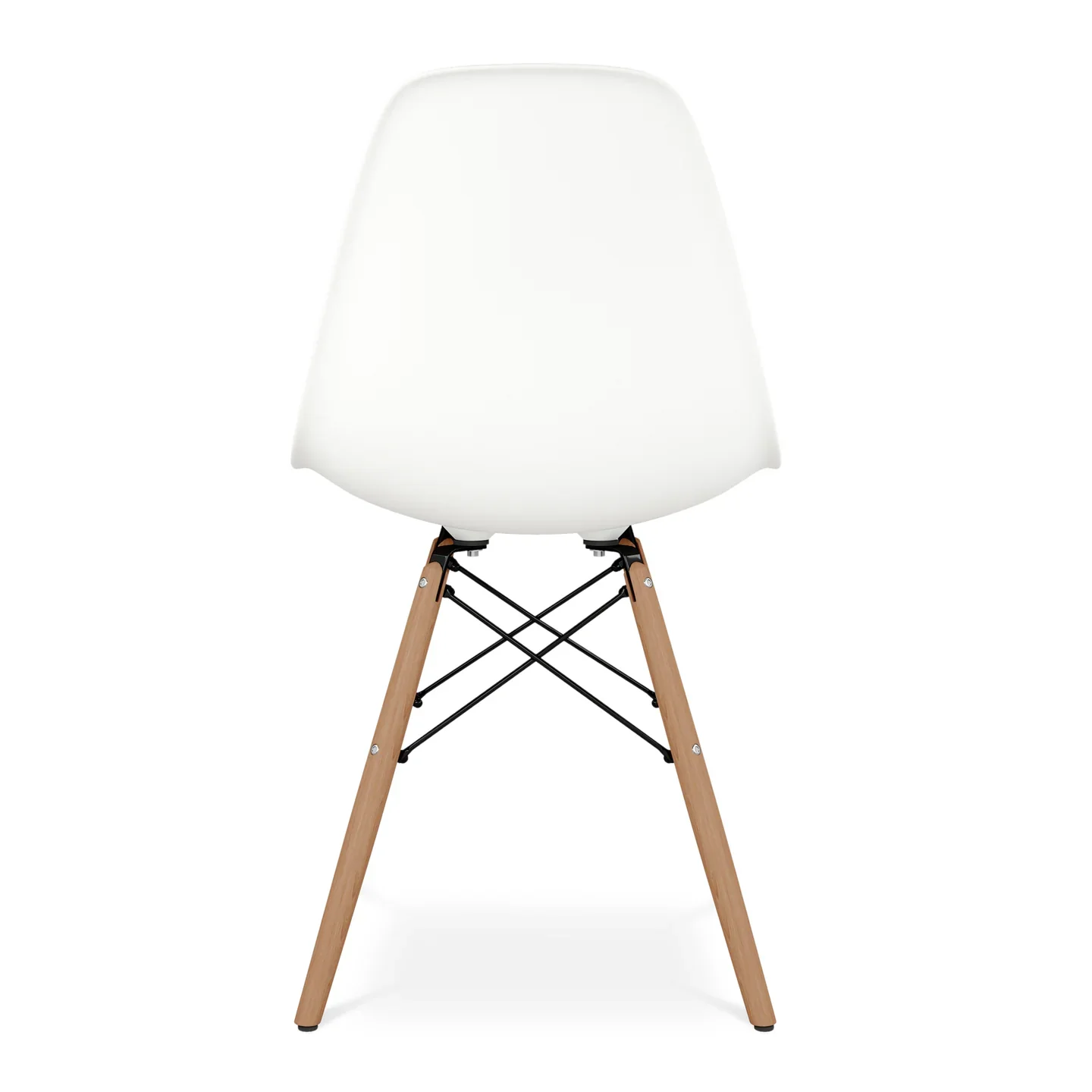 Pyramid Dining Chair, White By World Modern Design - Image 4
