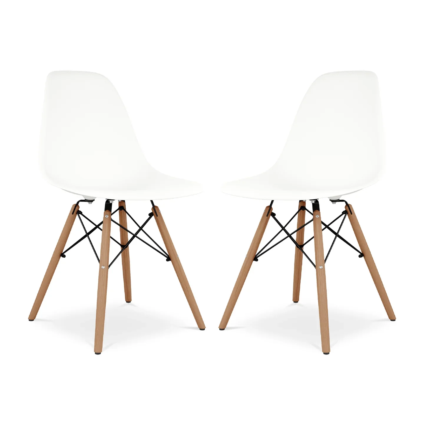 Pyramid Dining Chair, White By World Modern Design - Image 7