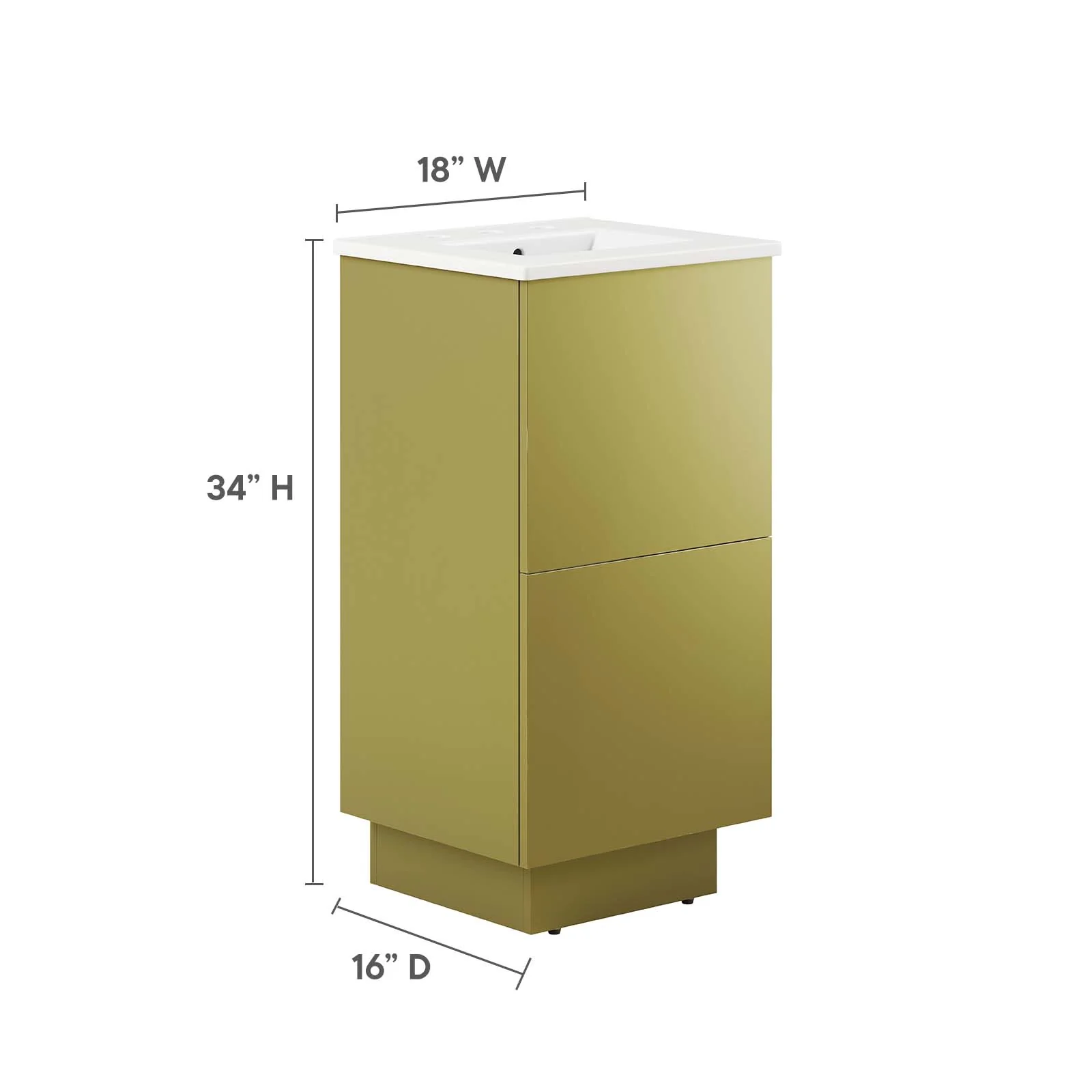 Quantum 18" Bathroom Vanity By Modway - EEI-6423 - Image 5