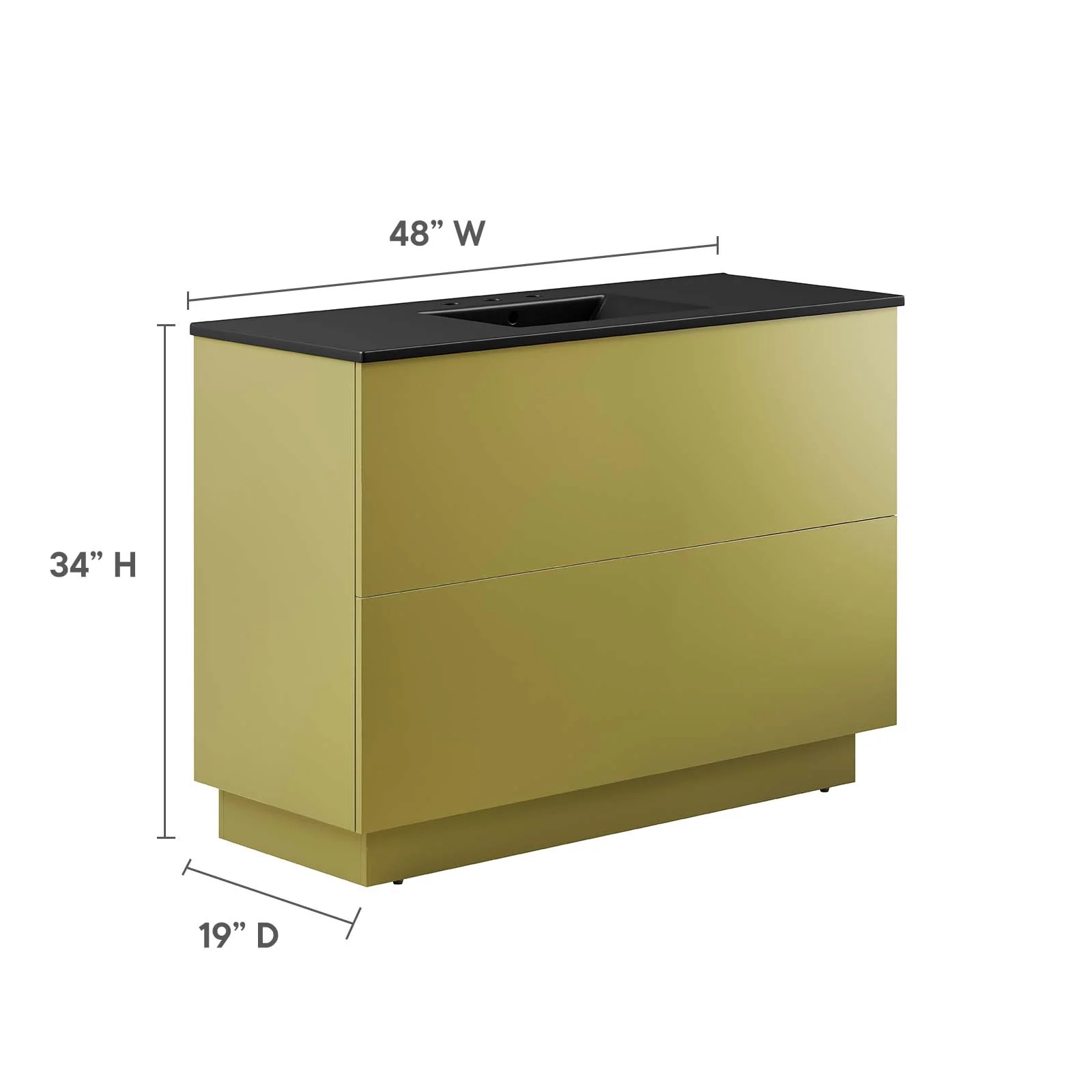 Quantum 48" Single Sink Bathroom Vanity By Modway - EEI-6432 - Image 5