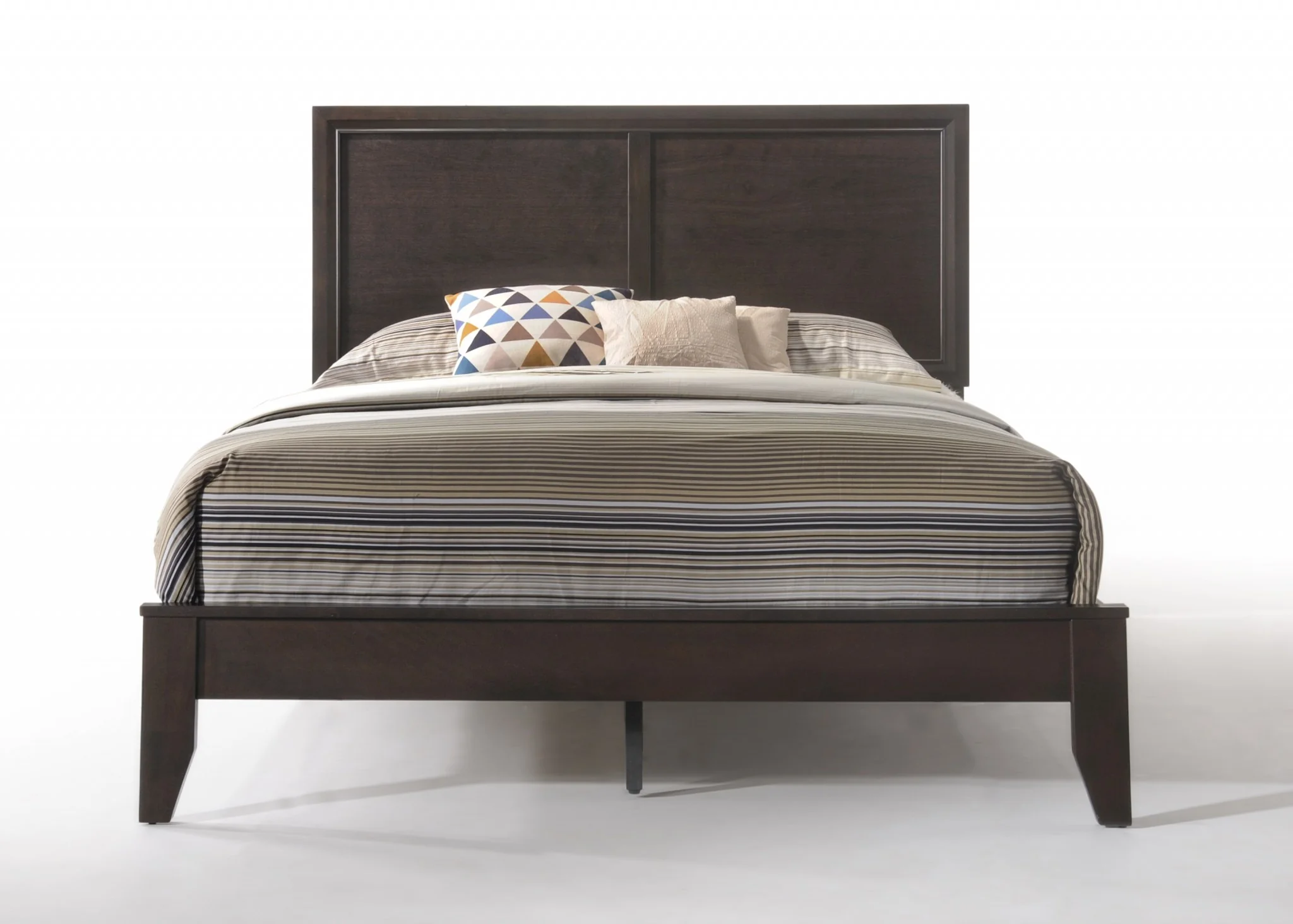Queen Espresso Bed By Homeroots - Image 2