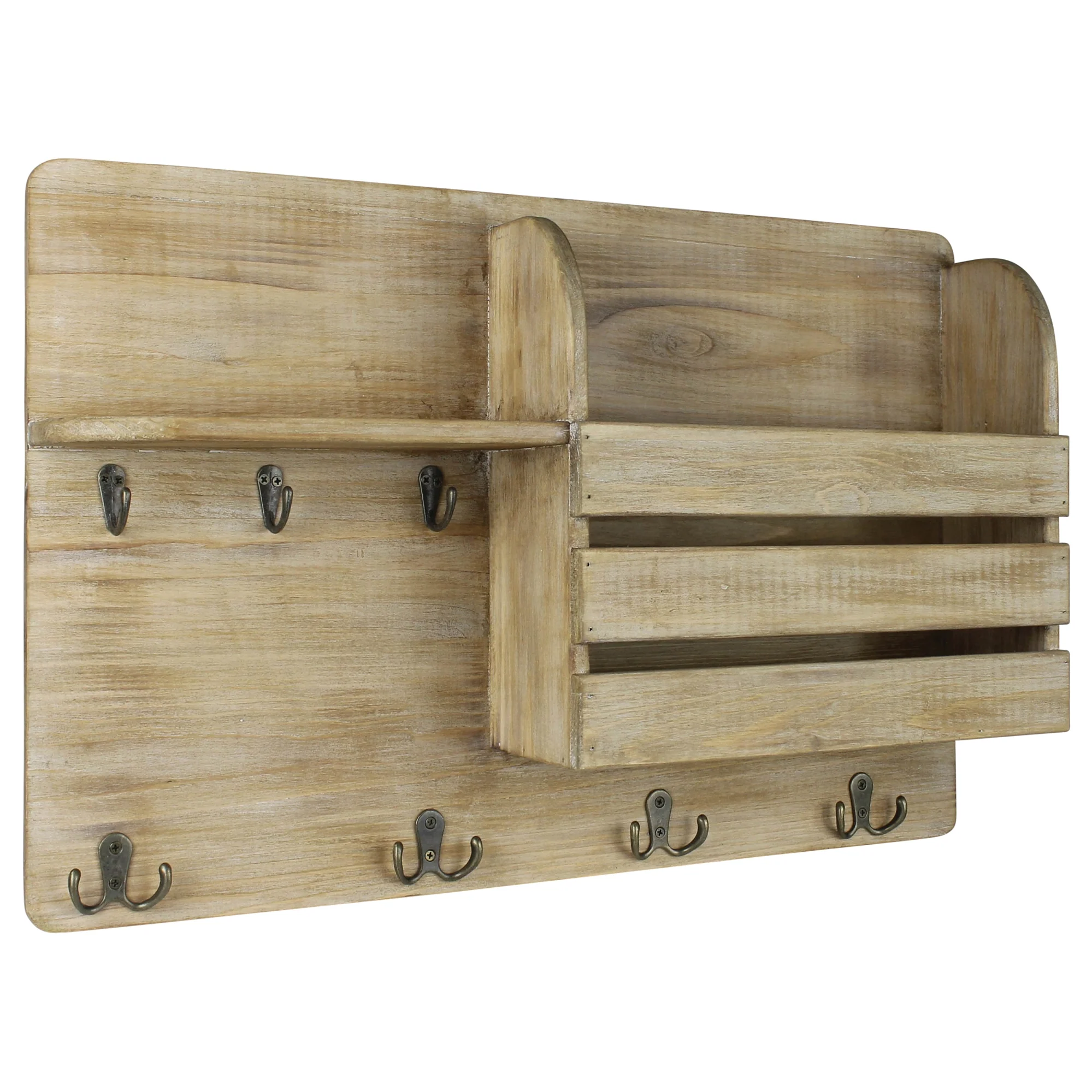 Quince Wall Shelf Organizer, Wood By HomArt - Image 2