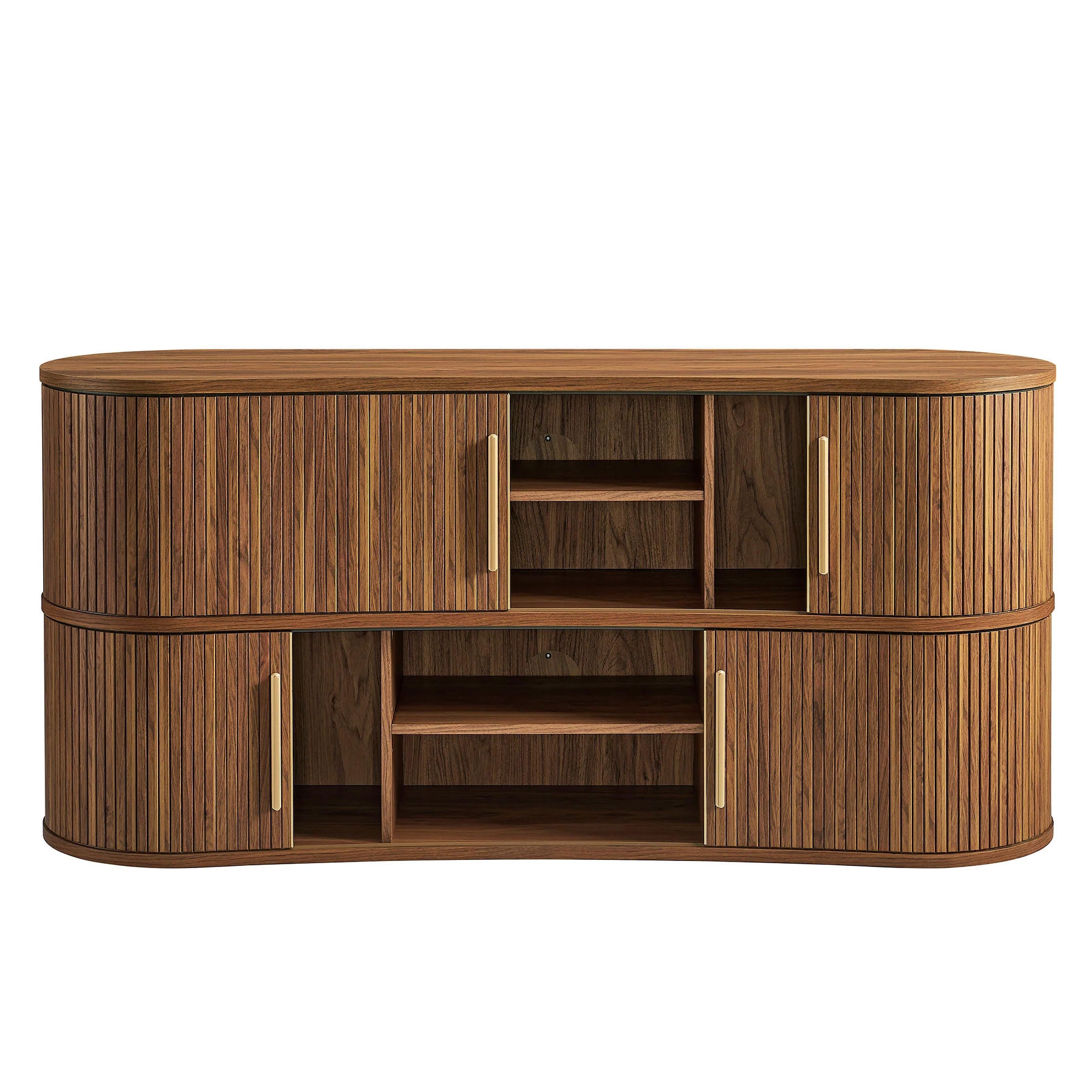 Radcliffe 63" Curved Fluted Sideboard Buffet Cabinet by Modway - Image 4