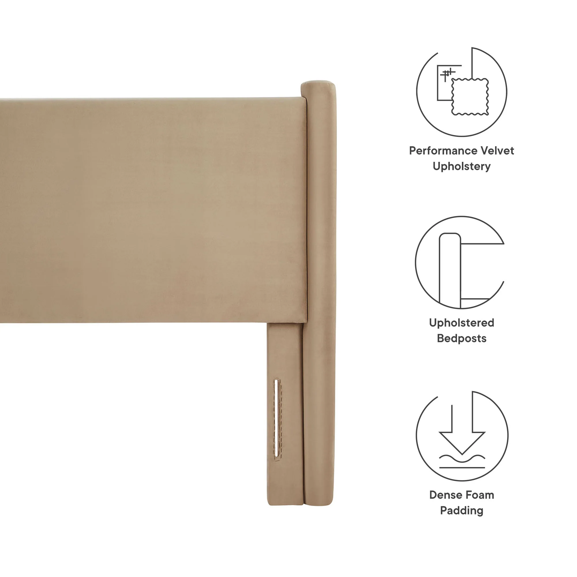 Rael Performance Velvet Full Headboard by Modway - Image 27