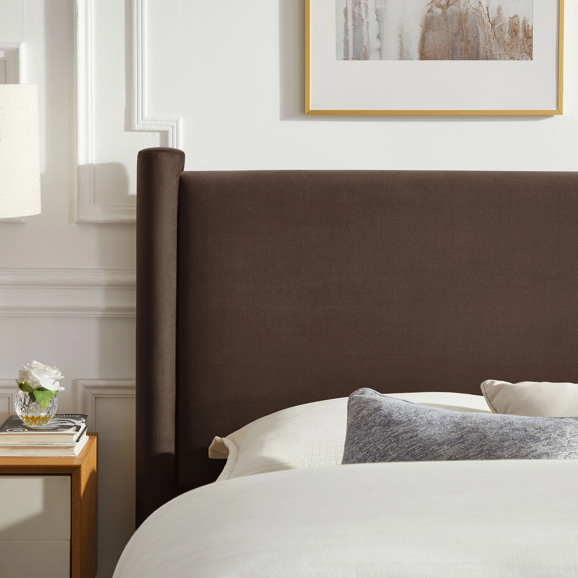 Rael Performance Velvet Full Platform Bed by Modway - Image 15