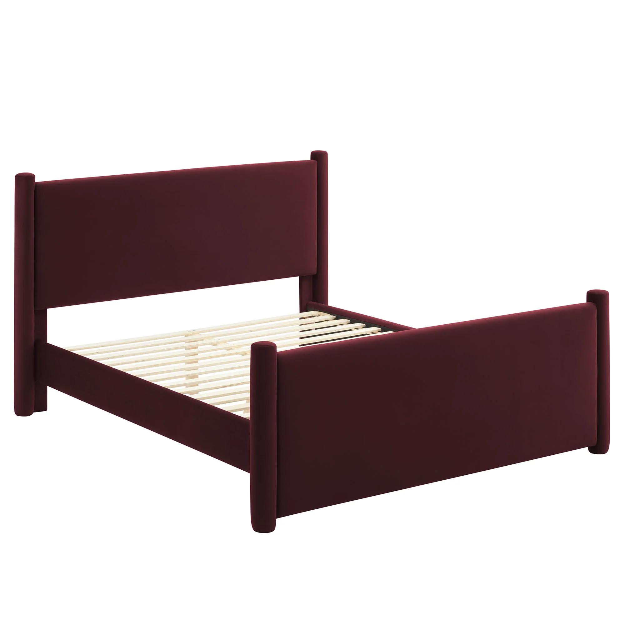 Rael Performance Velvet King Platform Bed by Modway - Image 20